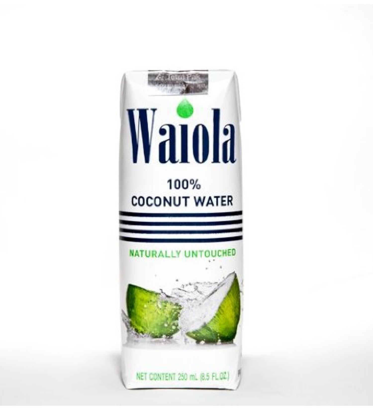 Waiola Coconut Water 8.5oz (Pack of 12) - Hydrating & Refreshing Natural Beverage - Buy Online on GoSupps.com