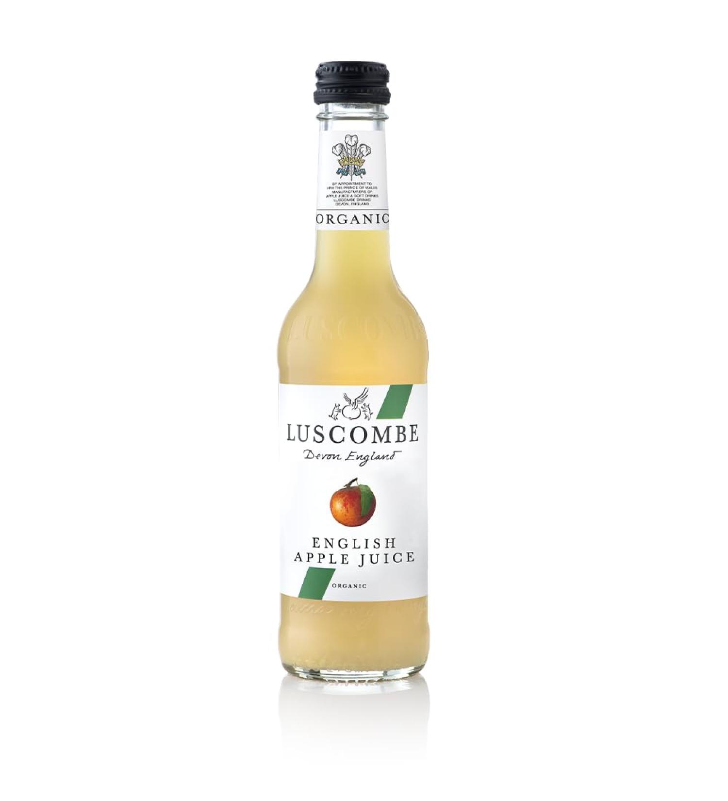 Luscombe Organic Apple Juice (12x27cl) - Natural Ingredients, No Added Sugar, Vegan & Gluten Free - Rich in Vitamin C - Buy Online on GoSupps.com