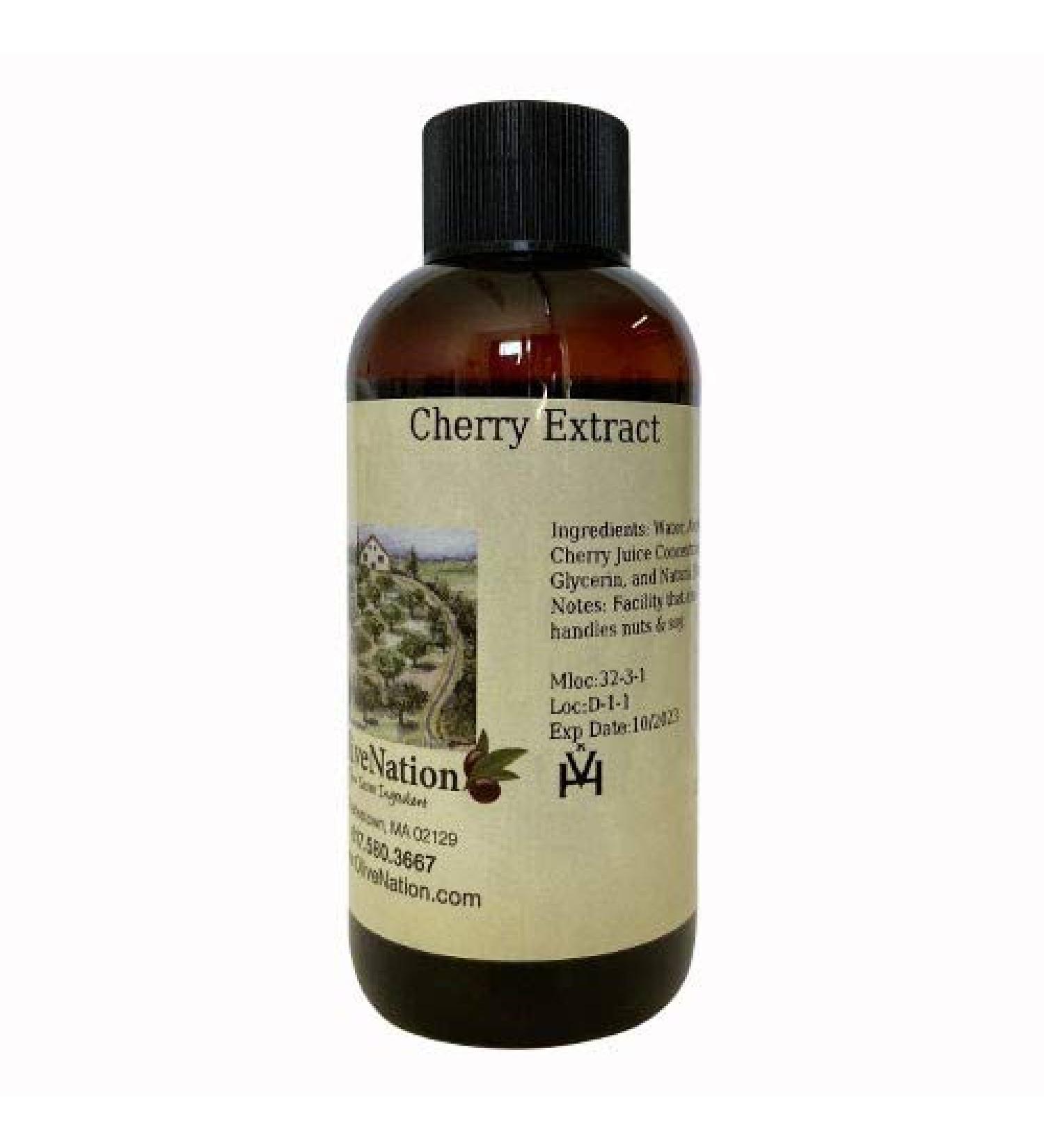 OliveNation Pure Cherry Extract 4 oz. 4 Ounce (Pack of 1) - Buy Online on GoSupps.com