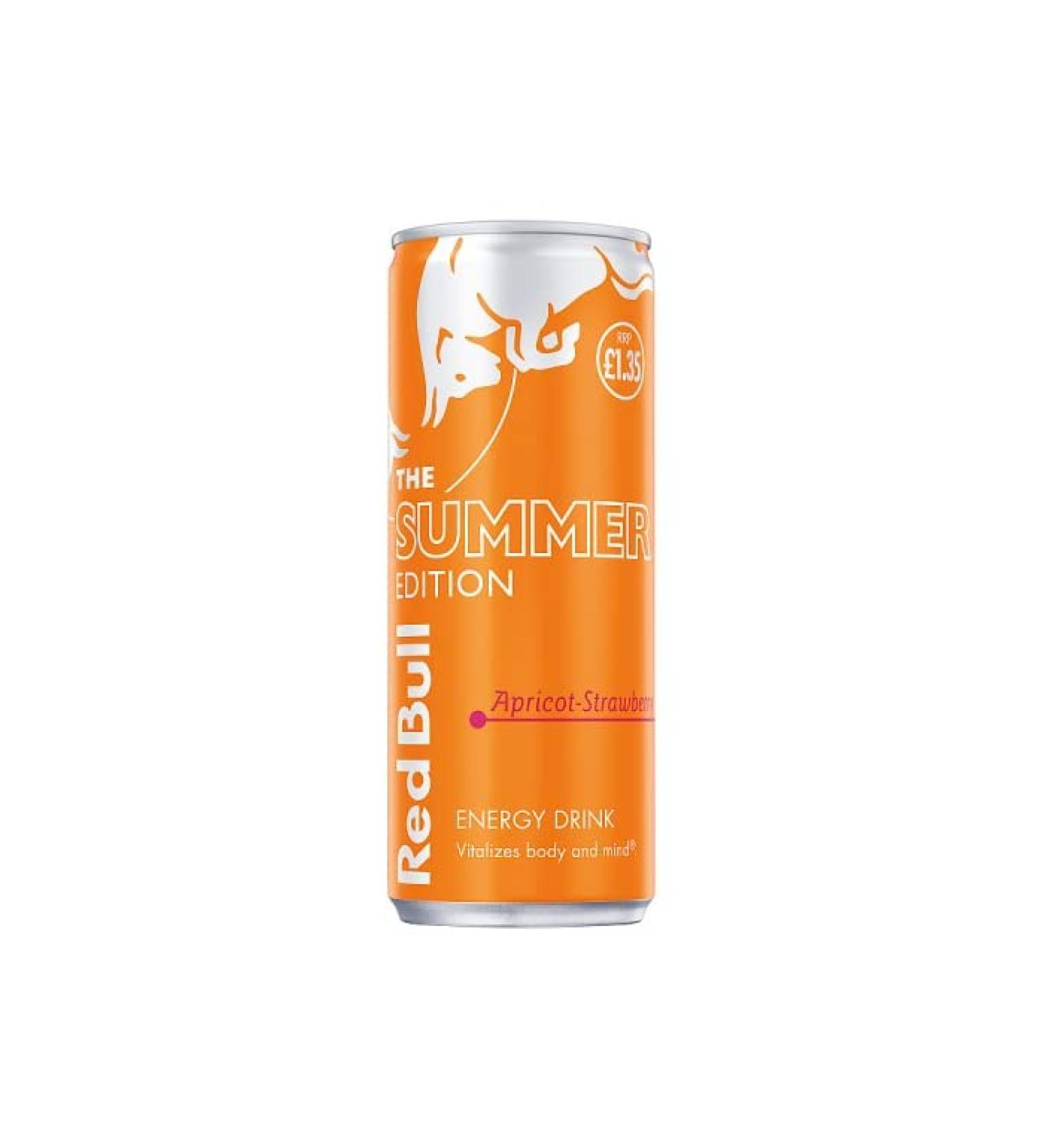 Red Bull Energy Drink 12x250ml (Apricot-Strawberry) Apricot-Strawberry 250 ml (Pack of 12)