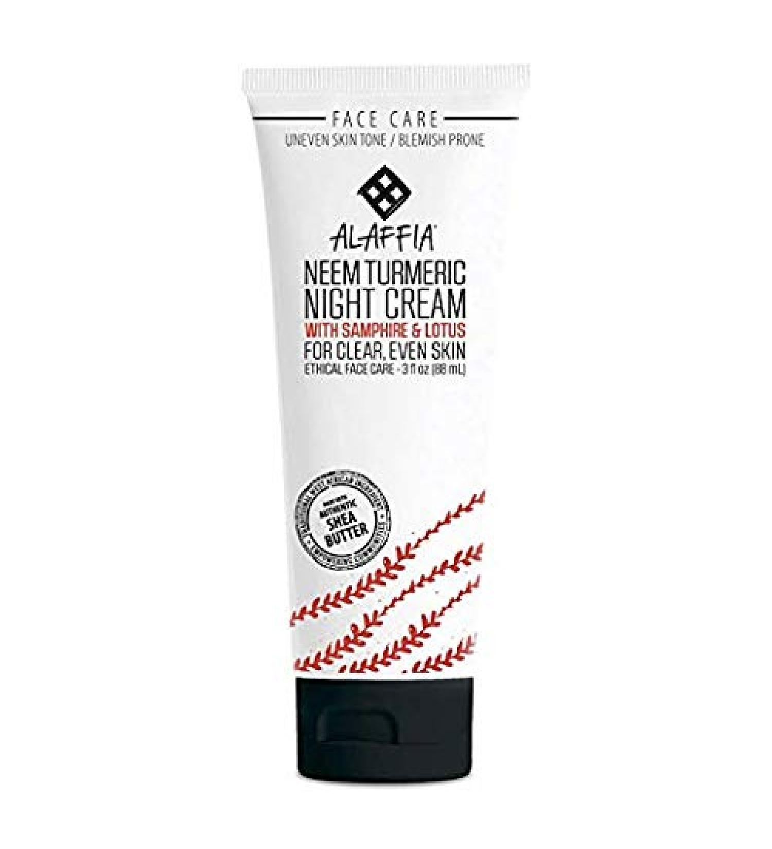 Alaffia Neem Turmeric Clarifying Night Cr me  Natural Mint 3 FZ