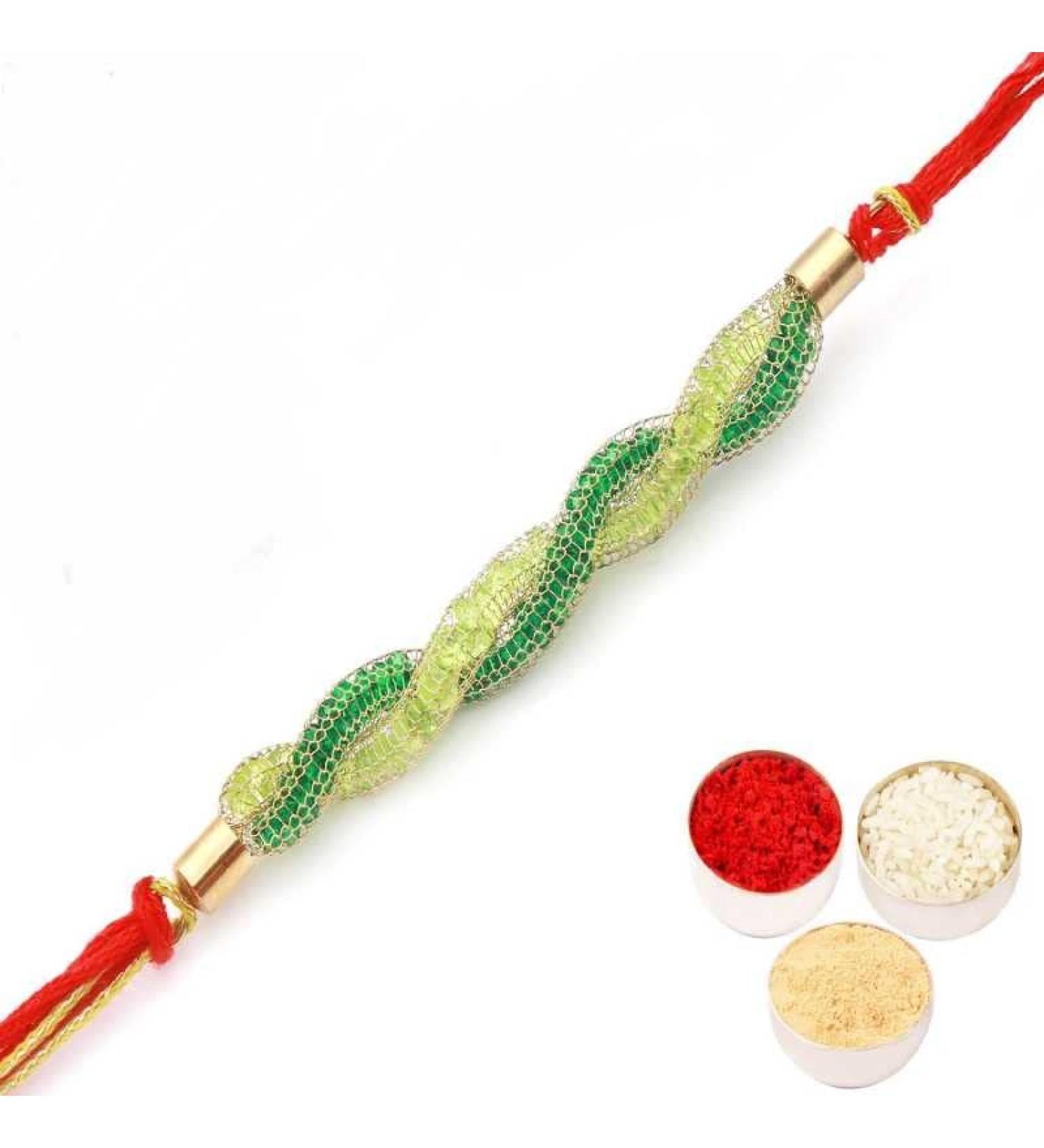 Ghasitaram Gifts Rakhis Online - Rakhi for Brother - 0057 Never Leave me Rakhi - Buy Online on GoSupps.com