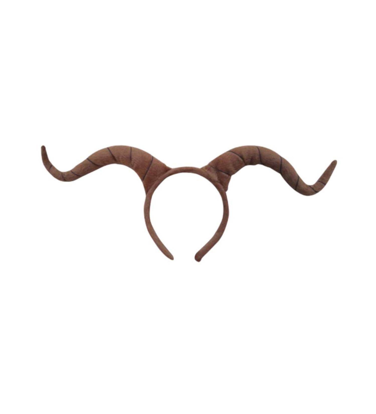 Lurrose Easter Headband Simulation Antelope Horn Hair Hoop Solid Color Hair Accessory Exaggerated Headwear Christmas Headpiece Coffee - Buy Online on GoSupps.com