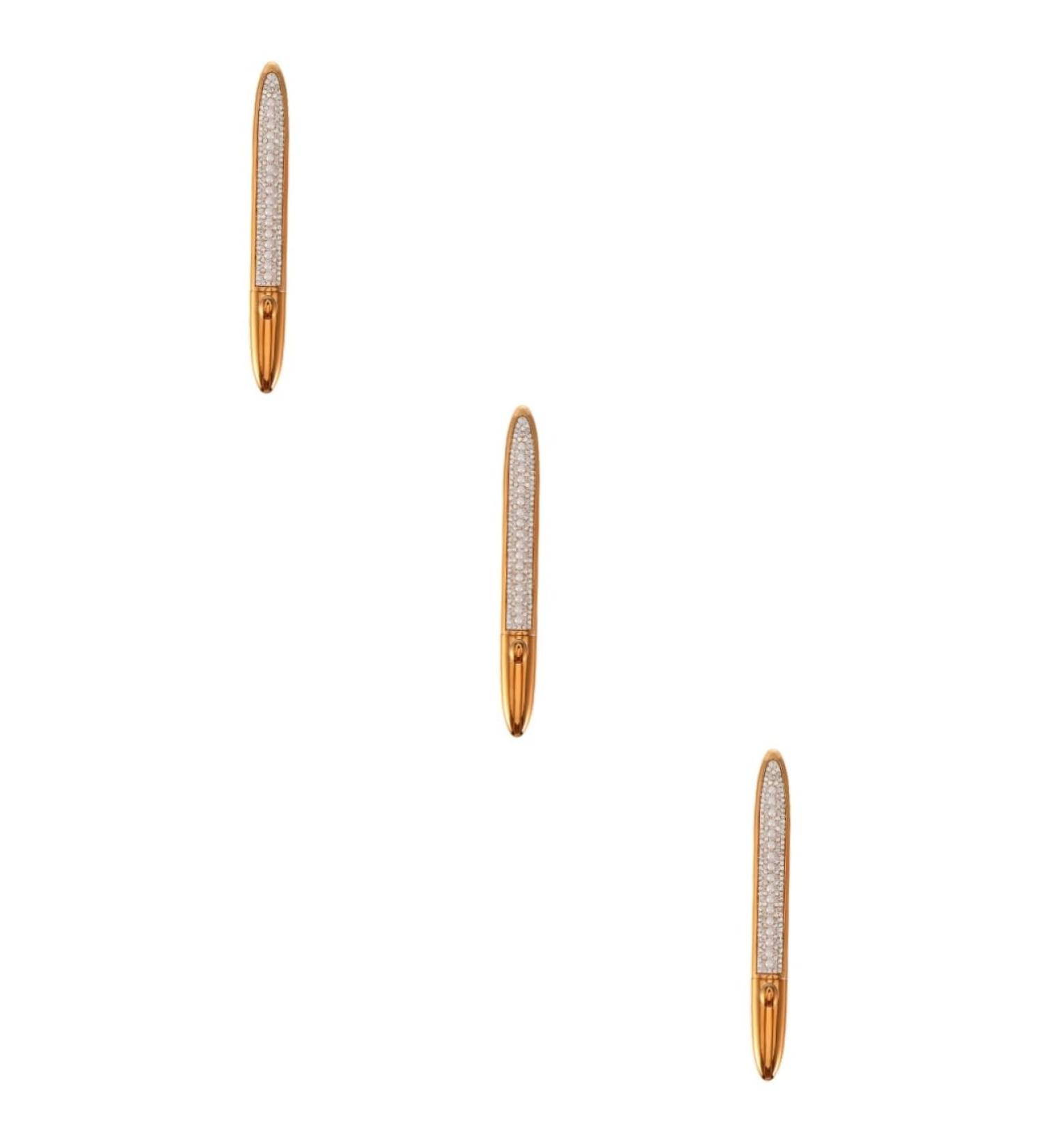 FOMIYES 3pcs Self Adhesive Mascara Liquid Eyeliner Makeup Black Self-adhesive Eye Liner Cosmetics Make up 1 count (Pack of 1) Goldenx3pcs - Buy Online on GoSupps.com