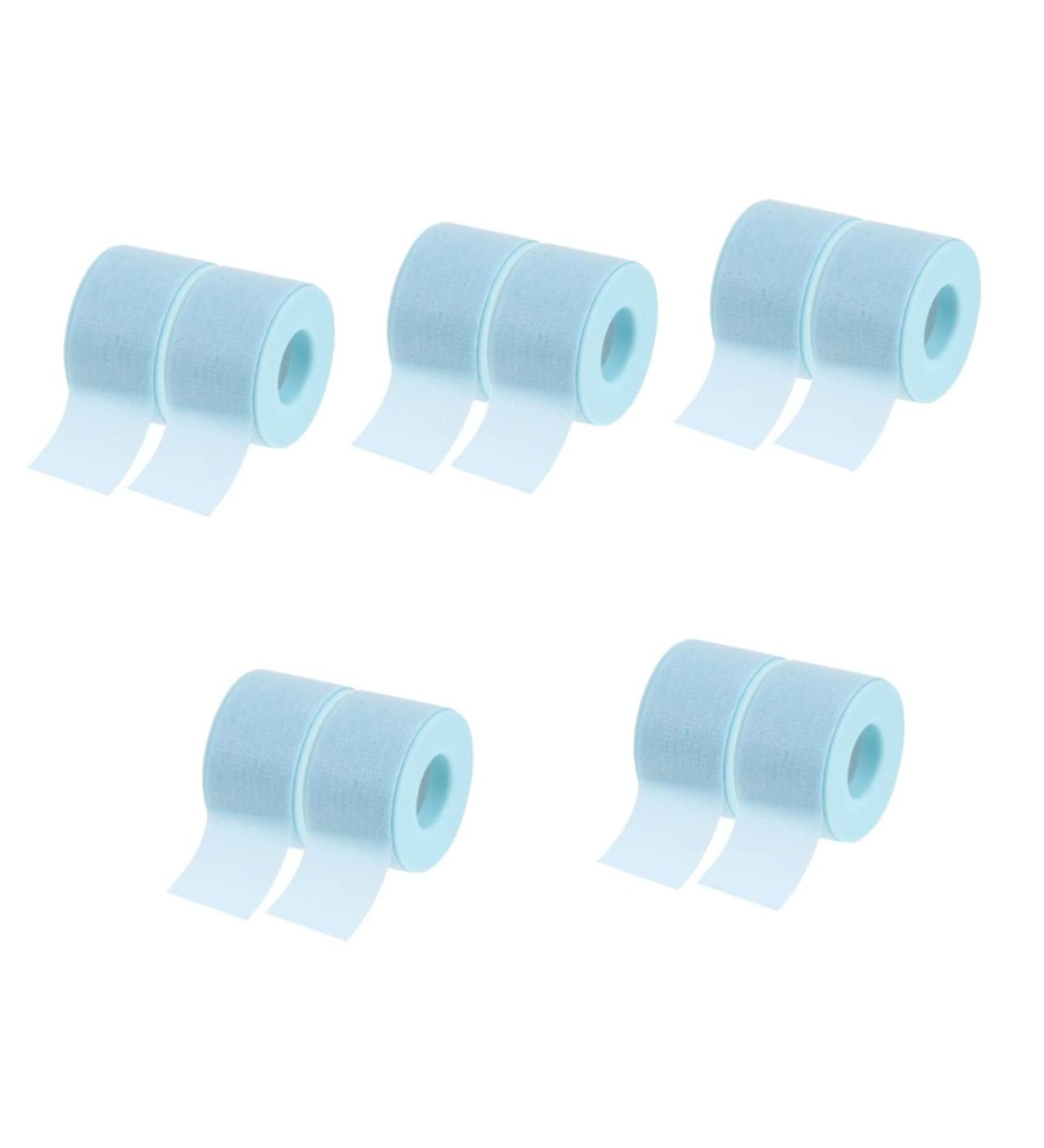 Buy 10 Rolls Silicone Gel Eyelash Extension Tape - DIY Lash Grafting Supplies | Sky Blue Eyelash Stickers for Perfect Extensions - Buy Online on GoSupps.com