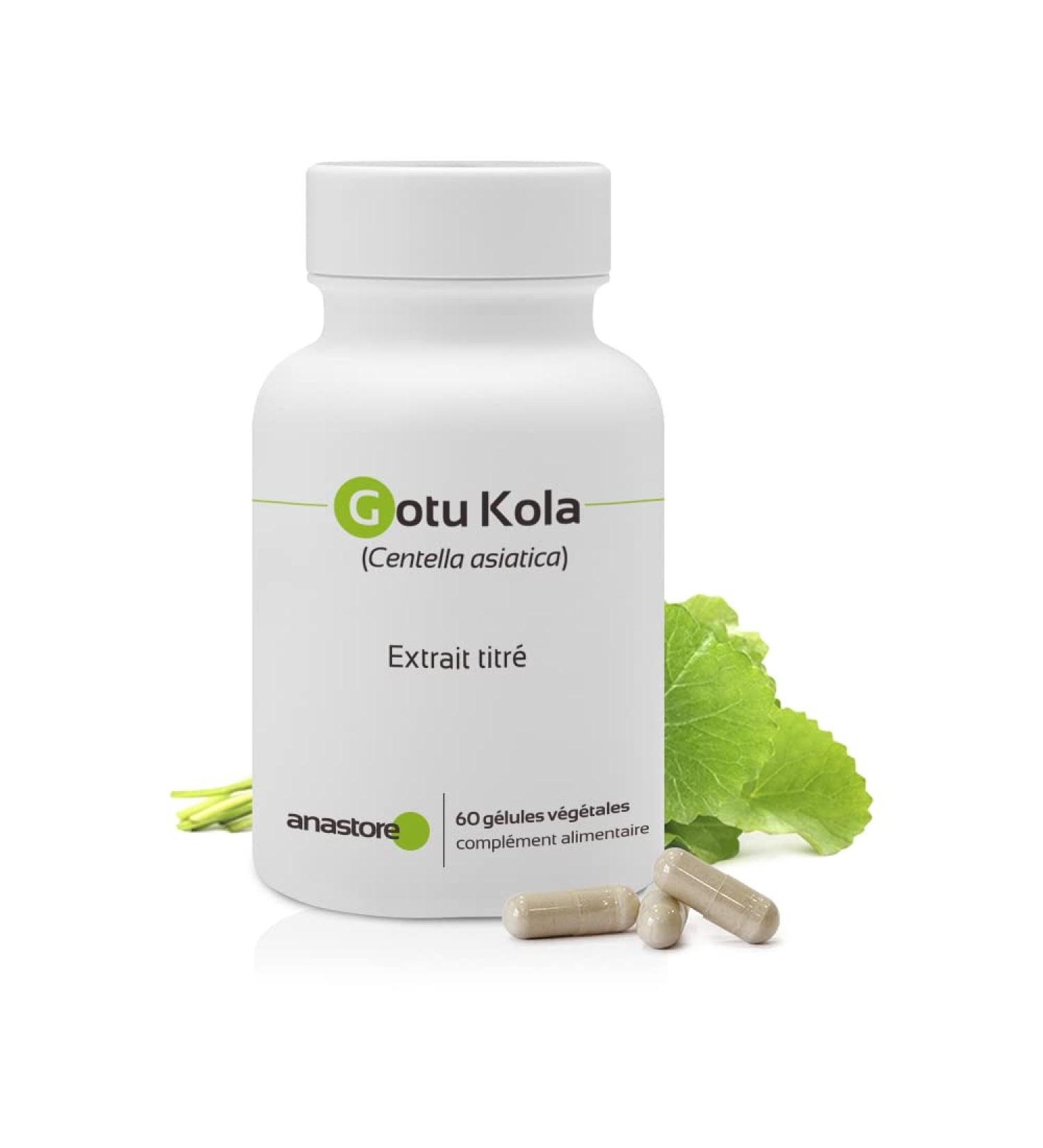 Gotu Kola Capsules 100mg - 60 Count | High Potency 20% Triterpenes | Supports Cardiovascular Health - Centella Asiatica - Buy Online on GoSupps.com