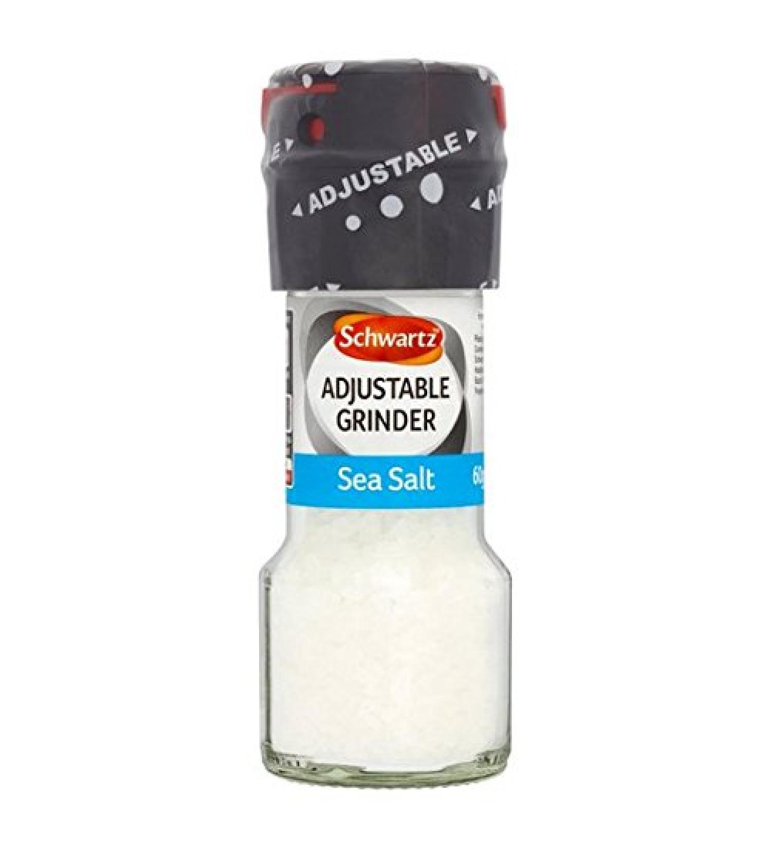 Schwartz Adjustable Salt Grinder 60g