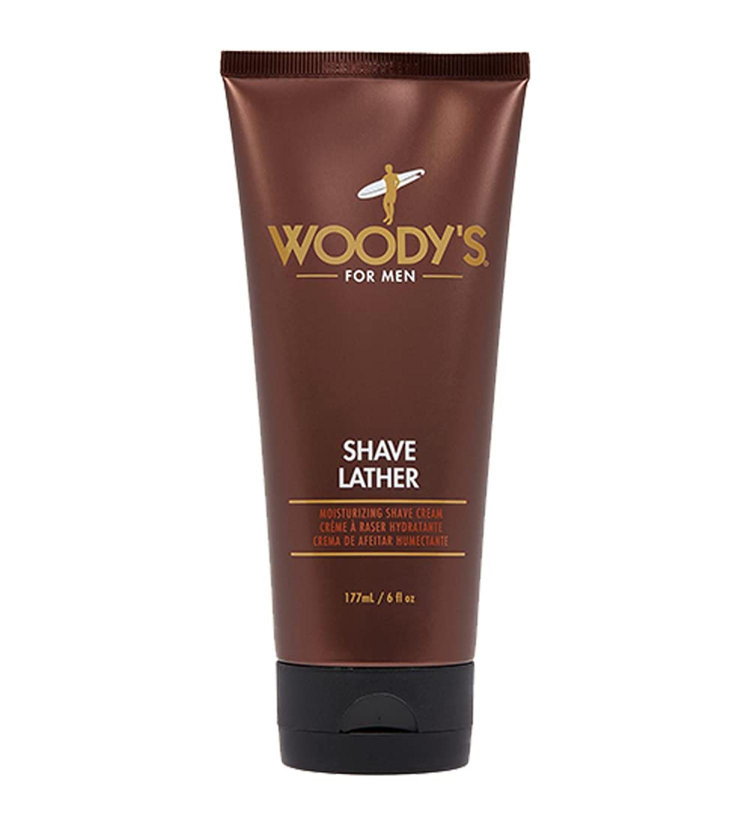 Buy Woody's Shave Lather for Men - Rich & Creamy Shaving Foam (6 Fl Oz) | Ideal for Smooth Shaves Worldwide - Buy Online on GoSupps.com