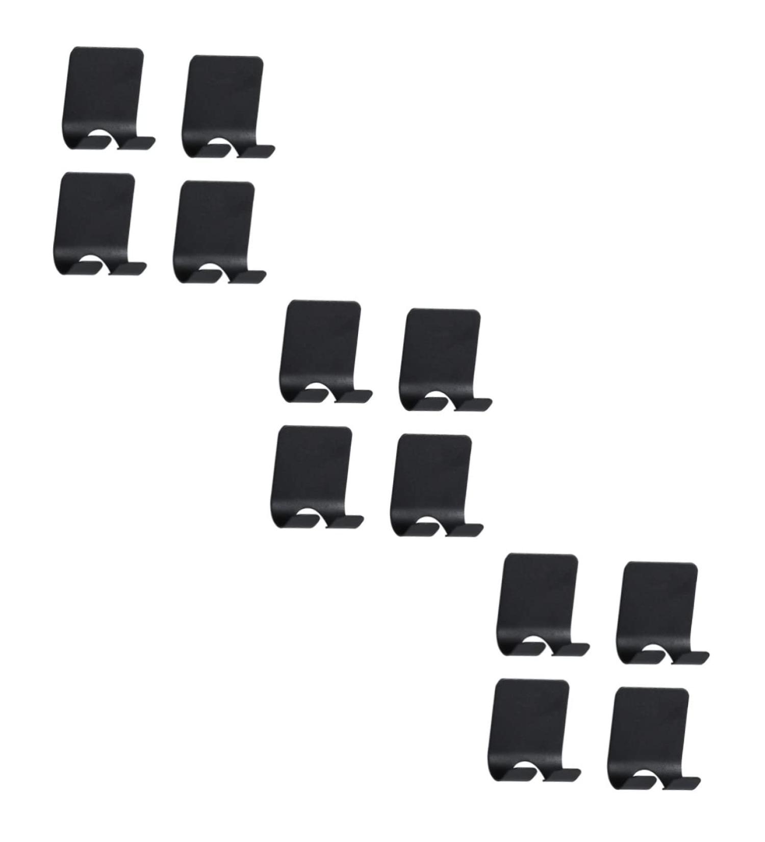 HomsfoU 12 STK Self-Adhesive Razor Hangers | Rustproof Stainless Steel Wall Hooks & Mobile Phone Holder for Shower | No Punching Decorative Hooks - Buy Online on GoSupps.com