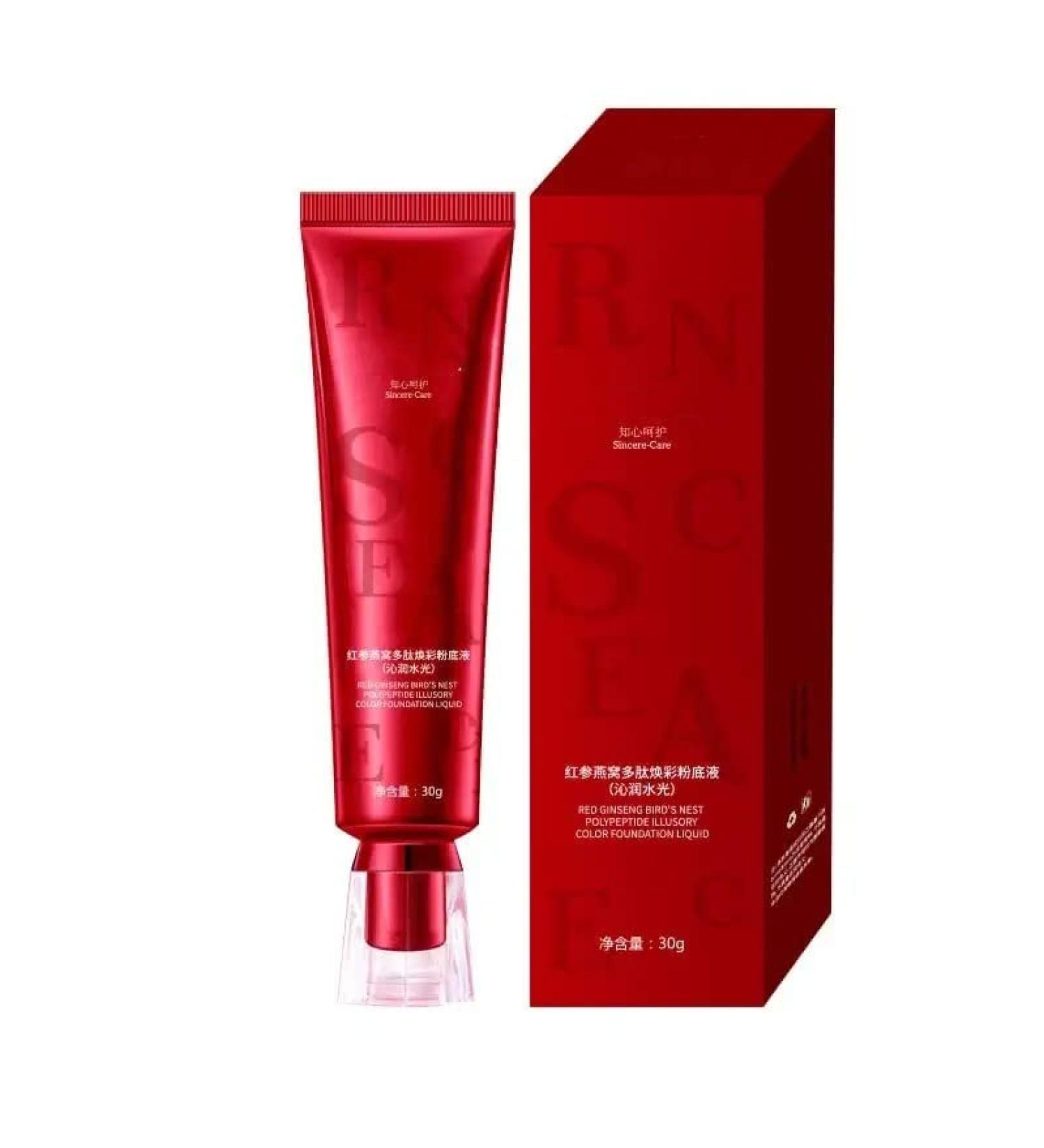 Red Ginseng Bird's Nest Concealer Liquid Foundation - Full Cover Flaws, Lightweight & Long Lasting - Buy Online on GoSupps.com
