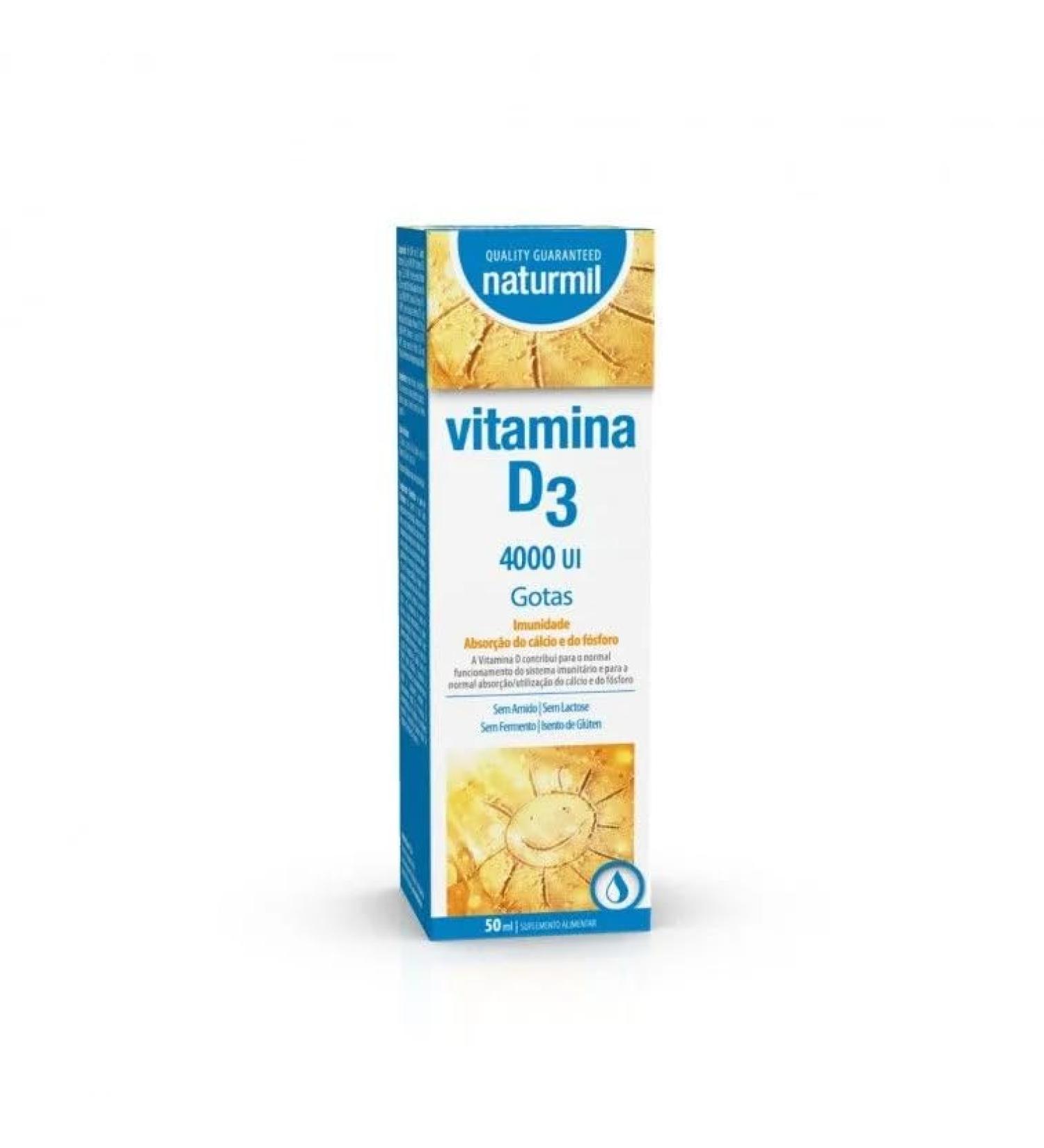DietMed Naturmil Vitamin D3 Drops 50 ml: Strengthens your bones and immune system