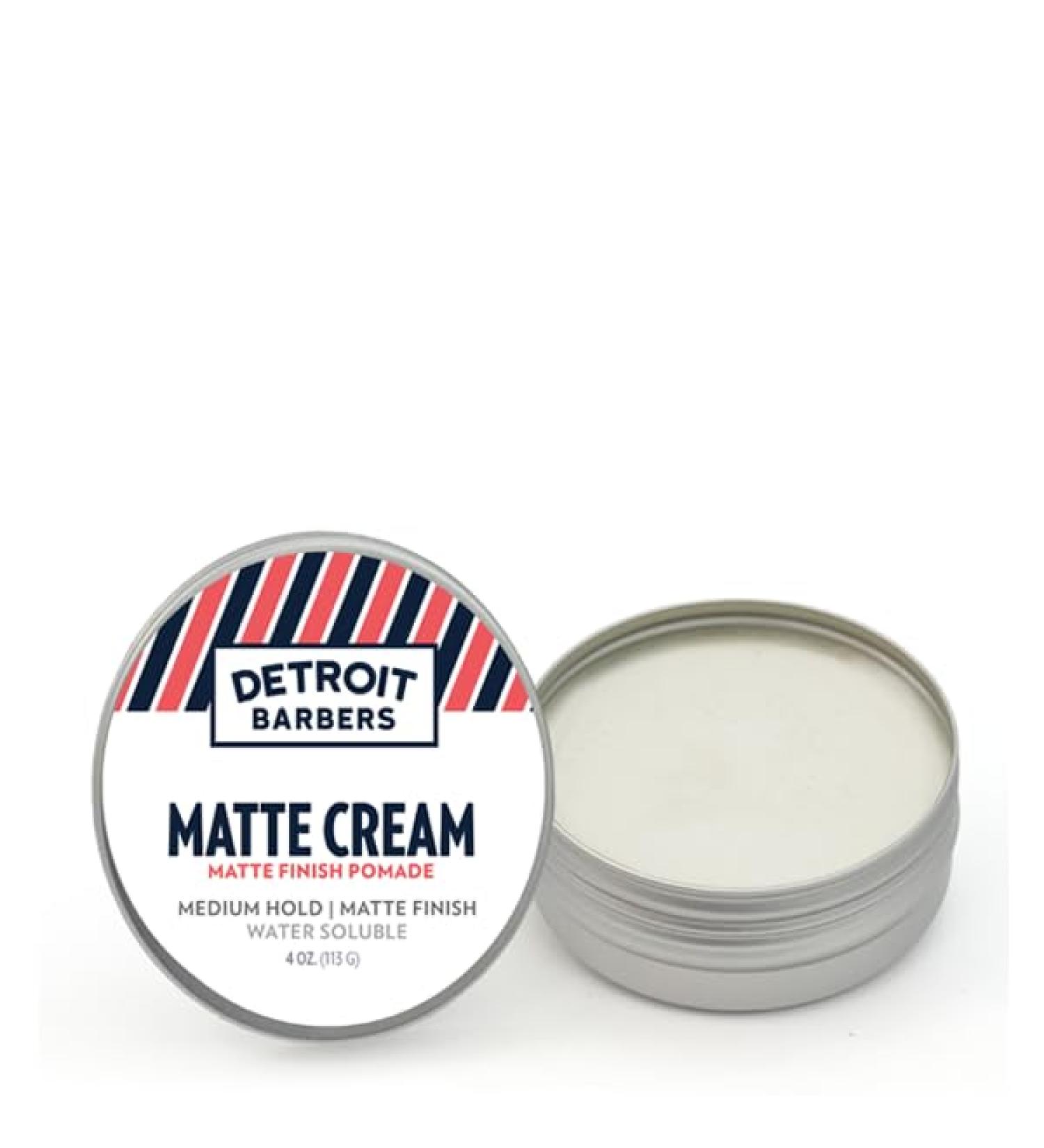 Buy Matte Cream Pomade - Medium Hold & Smooth Natural Finish - 4oz | International Shipping Available - Buy Online on GoSupps.com