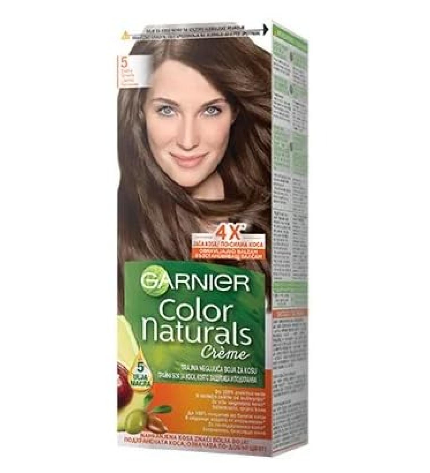 GARNIER - COLOR NATURALS Creme - Permanent hair color - 5 Light Brown