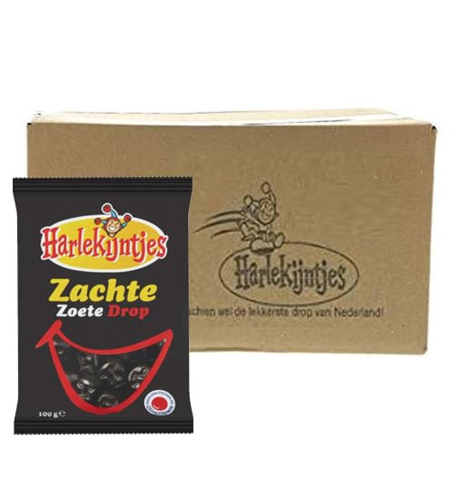 Harlekijntjes - Soft Sweet Licorice - 24x 100g