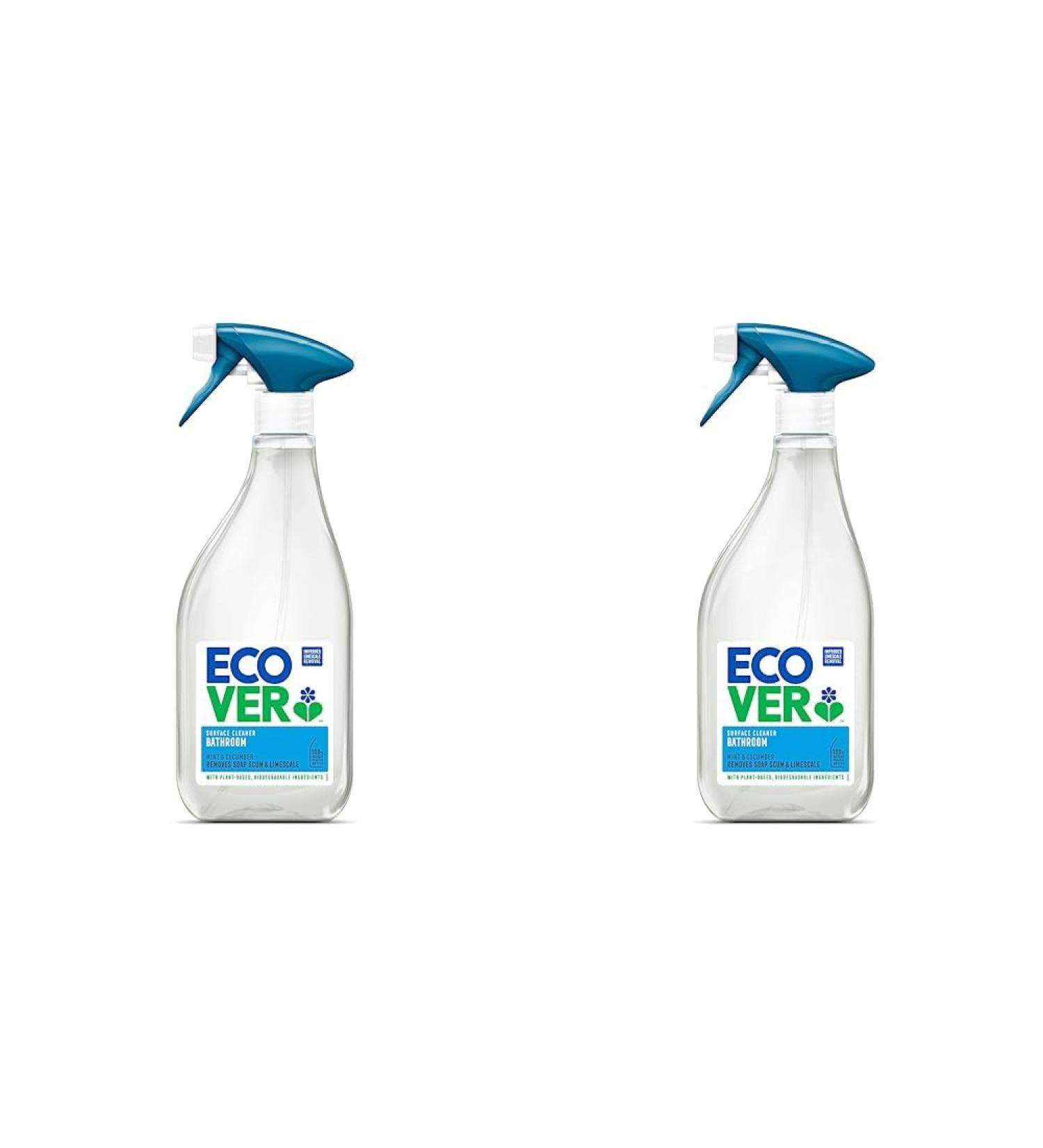 Ecover Bathroom Cleaner Mint & Cucumber 500ml (Pack of 2) 500 ml (Pack of 2) - Buy Online on GoSupps.com