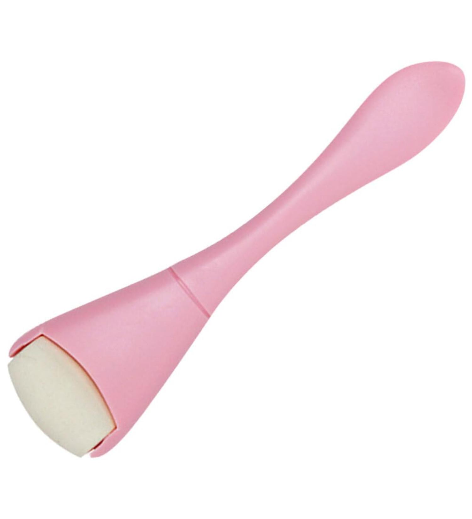 Baluue Volcanic Stone Oil Absorbing Face Roller - Portable & Reusable Skincare Tool for Oily Skin - Pink - Buy Online on GoSupps.com