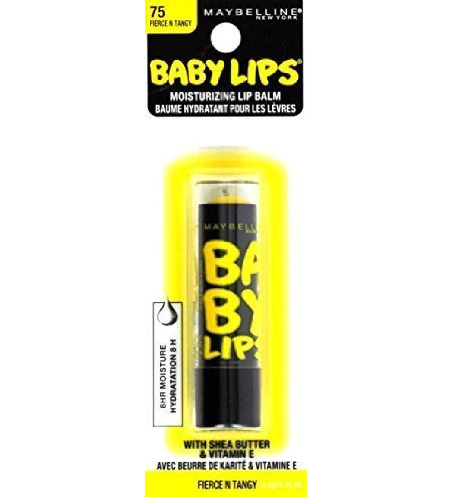 Maybelline Baby Lips Electro Lip Balm Fierce N Tangy-0.15 oz (4.4 g) by Maybelline