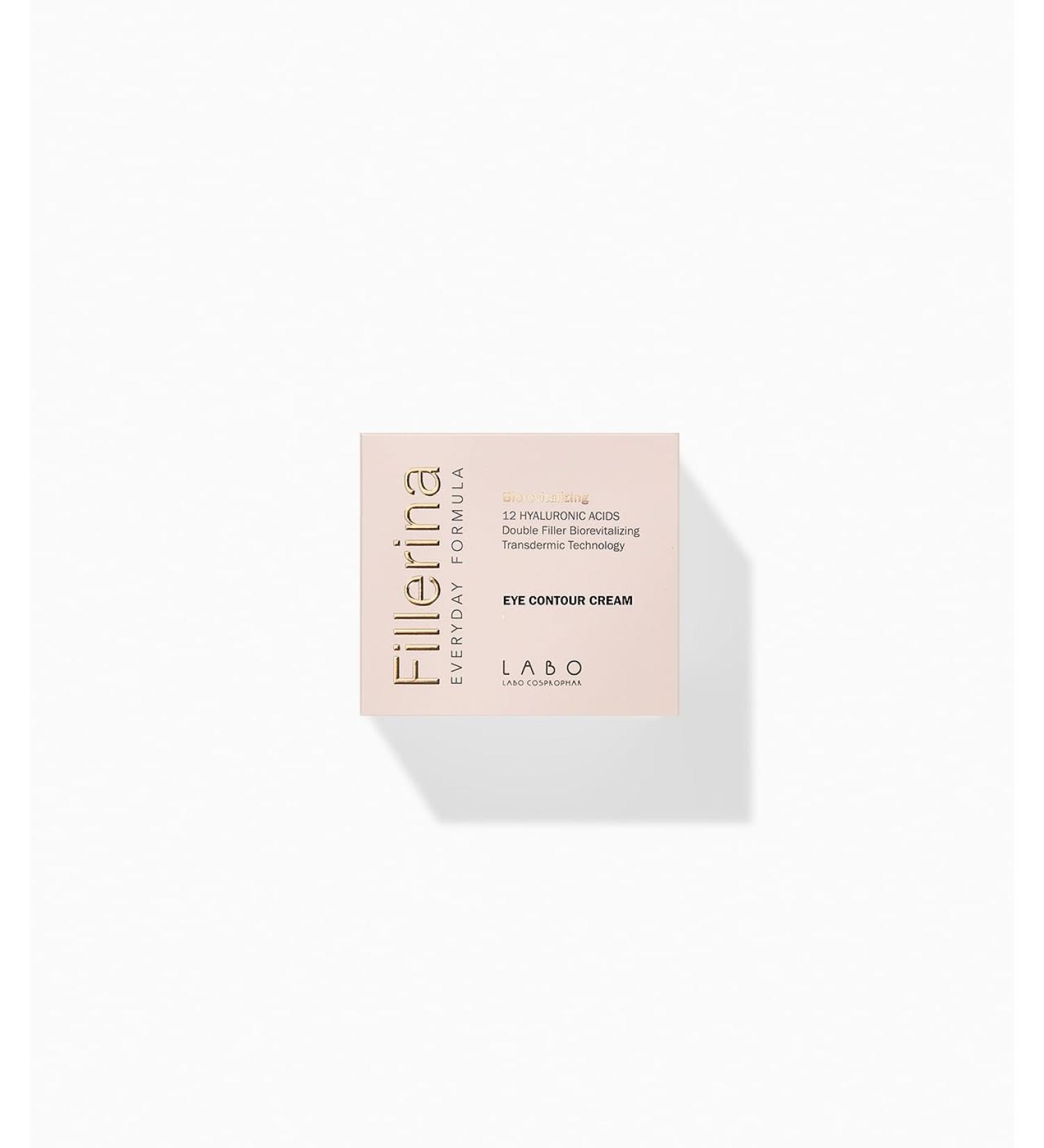 LABO Fillerina Biorevitalizing Everyday Eye Contour Cream Formula Delicate Emulsion Filler Effect Grade 4 25 ml