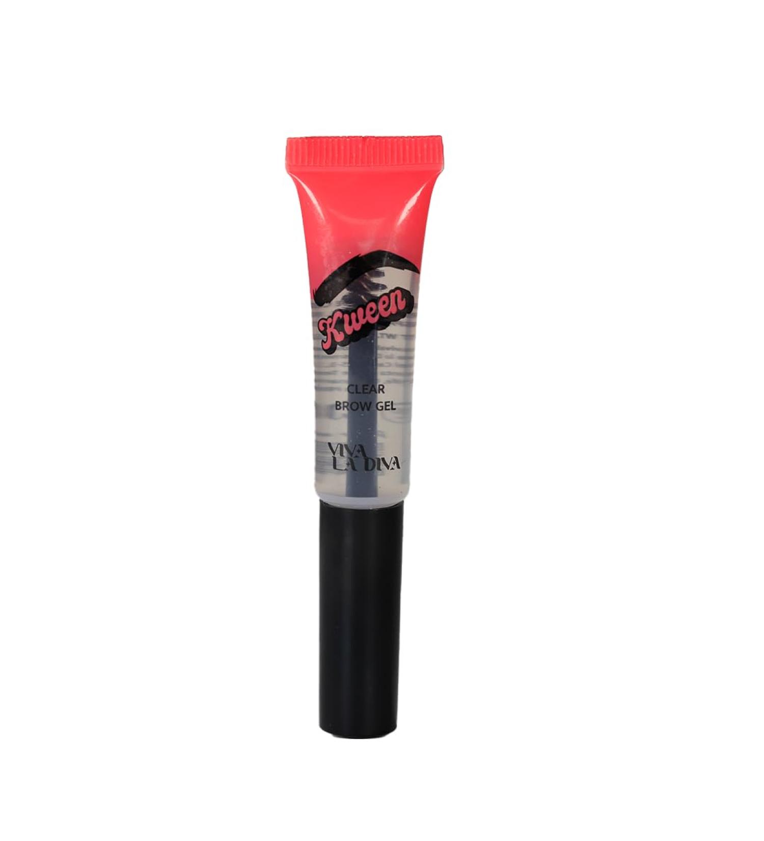 Viva la Diva Kween Fixer Clear eyebrow gel transparent eyebrow gel which fixes and defines without leaving residue for a natural and neat finish - Buy Online on GoSupps.com