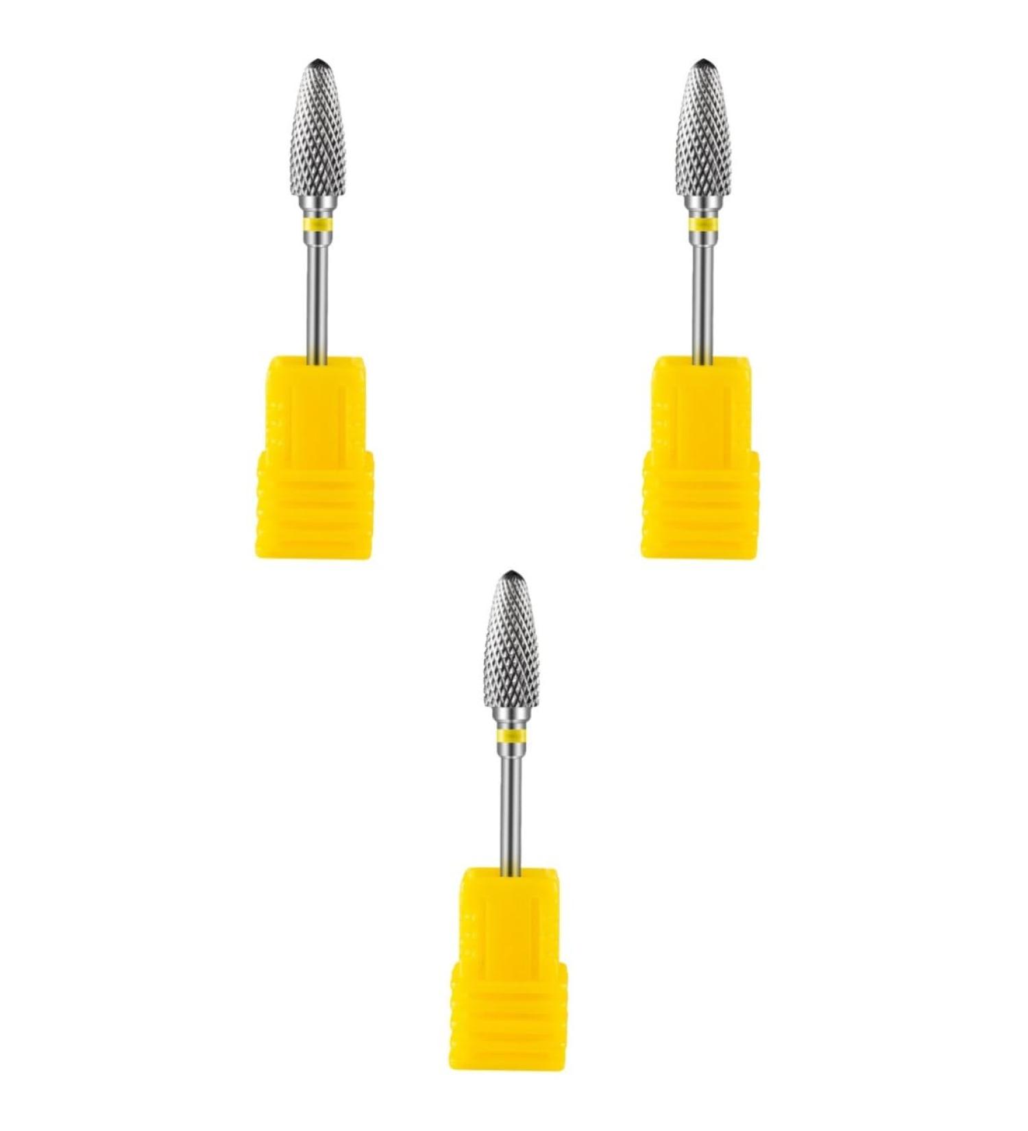 POPETPOP 3pcs Nail Polisher Nail Grinding Head Nail Drill Bits Nail Drill Tips Drill Bits Heads Power Manicure Tools Nail Bits for Nail Drill Tungsten Steel Alloy Portable Replacement Head 7x1.3cmx3pcs As Shownx3pcs - Buy Online on GoSupps.com