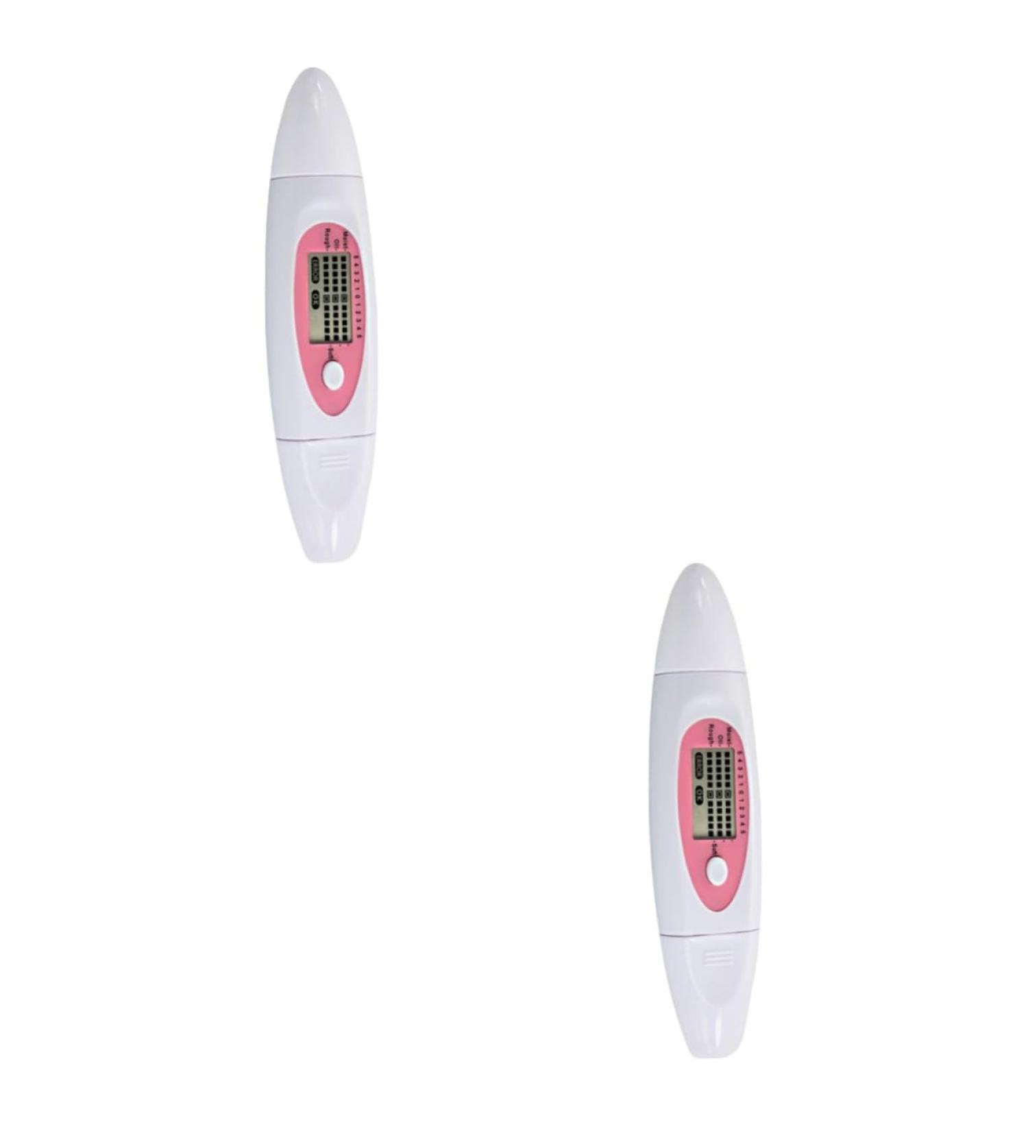 Gogogmee 2pcs 3 1 Facial Moisture Oil Meter Min Spa Humidifier Digital Skin Analyzer Skin Detector White - Buy Online on GoSupps.com