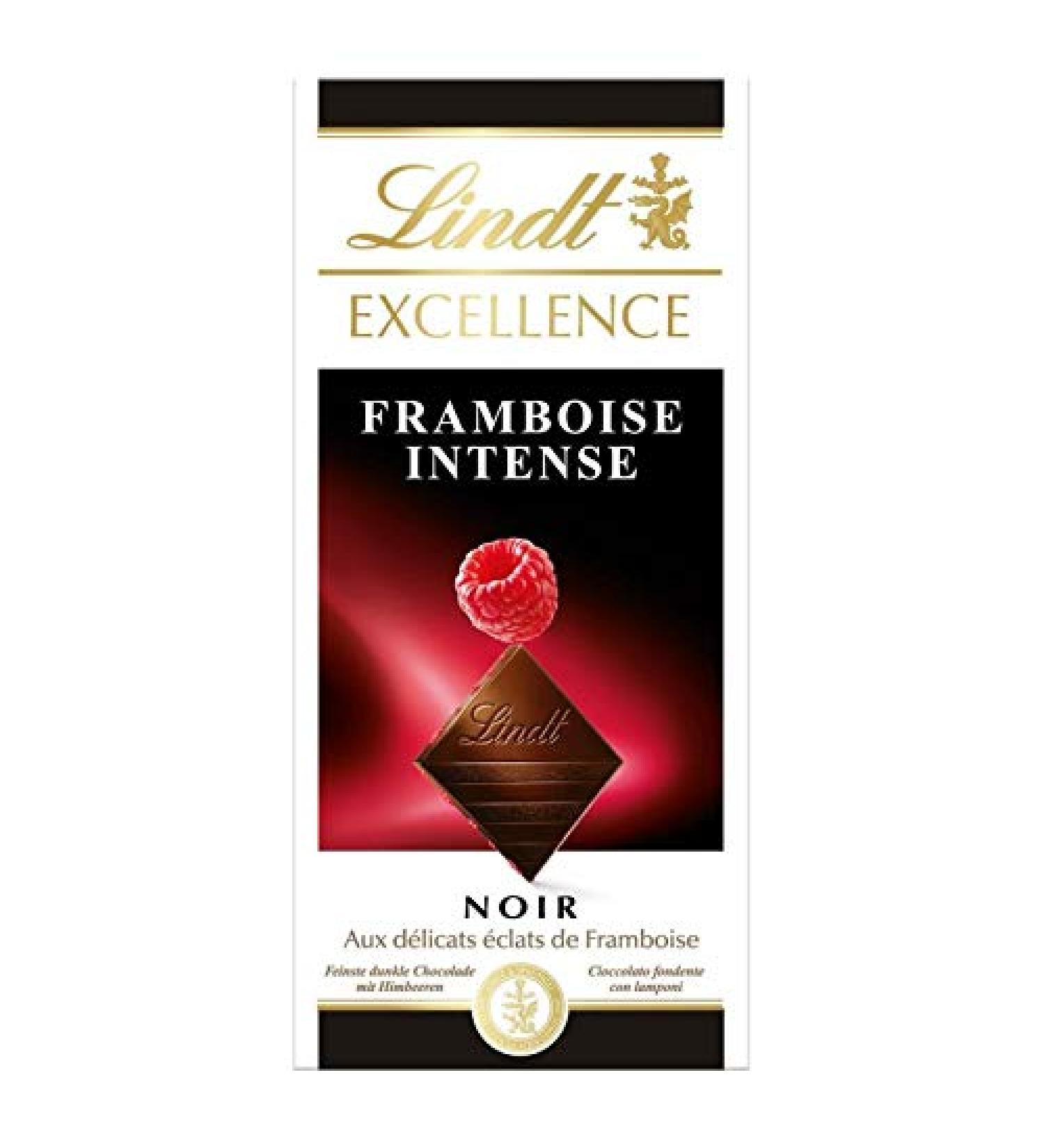  Lindt Lindt - Excellence Dark Raspberry 100g - Pack of 4 - Price per pack - Delivery in Metropolitan France - Buy Online on GoSupps.com