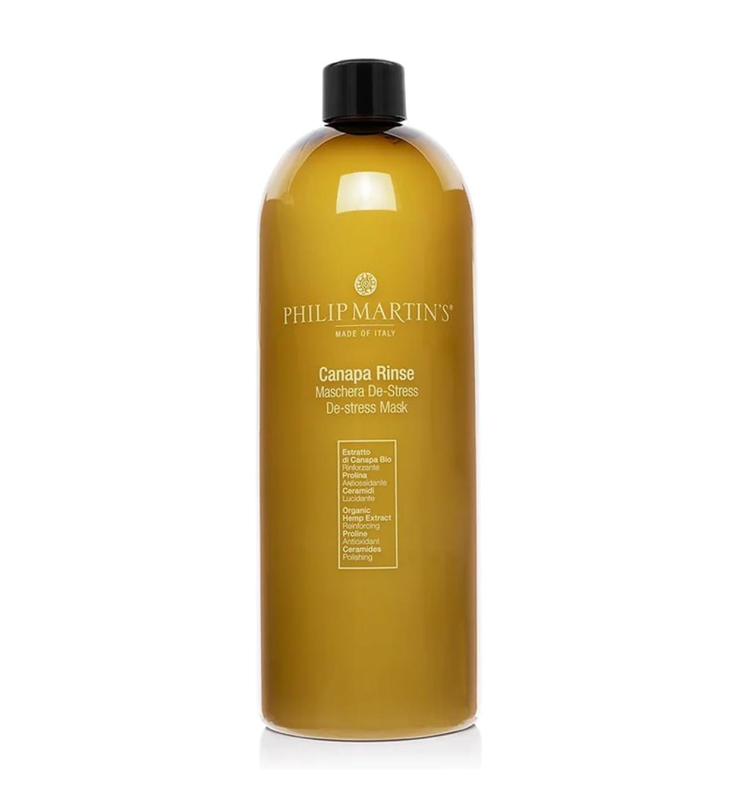 Philip Martin's Philip Martin's Canapa Rinse 1000 ml Restructuring anti-stress mask indicated for dry scalp.