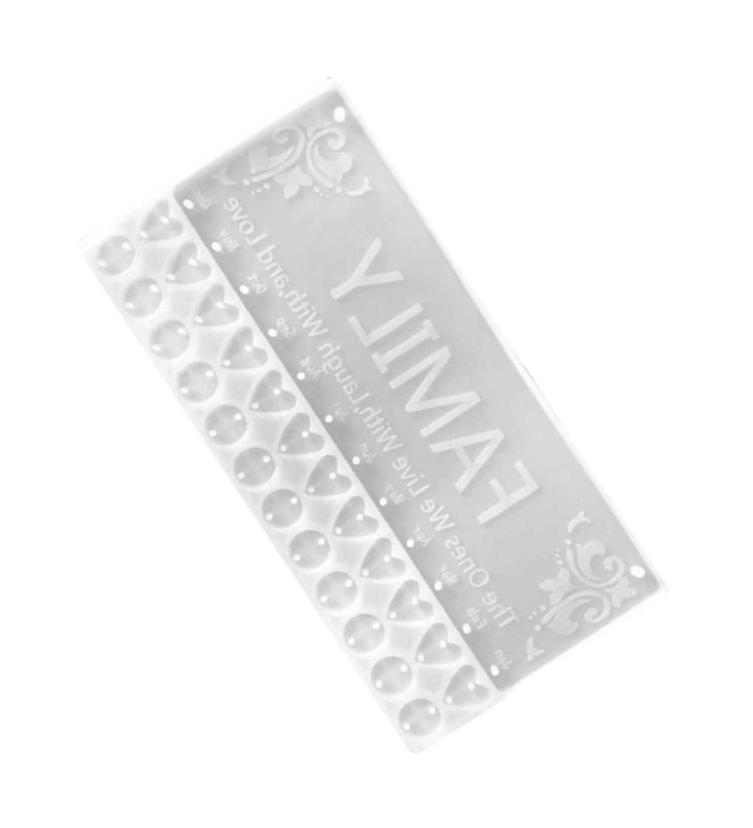 NUOBESTY Listed Mold Silicone Molds Candle Molds Diy Epoxy Mold Crystal Epoxy Mold Door Hanging Household White medium - Buy Online on GoSupps.com
