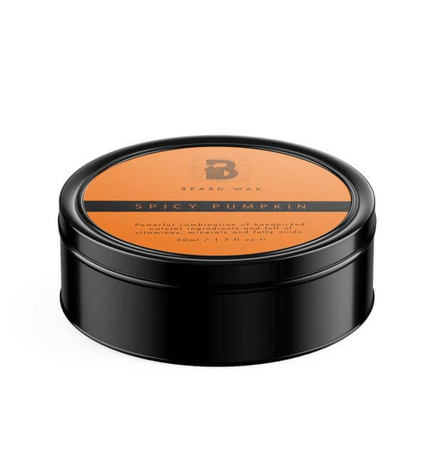 Best Beardcare Beard Wax Spicy Pumpkin 50ml Beard Styling Sensitive Beard Long Beard Fixation