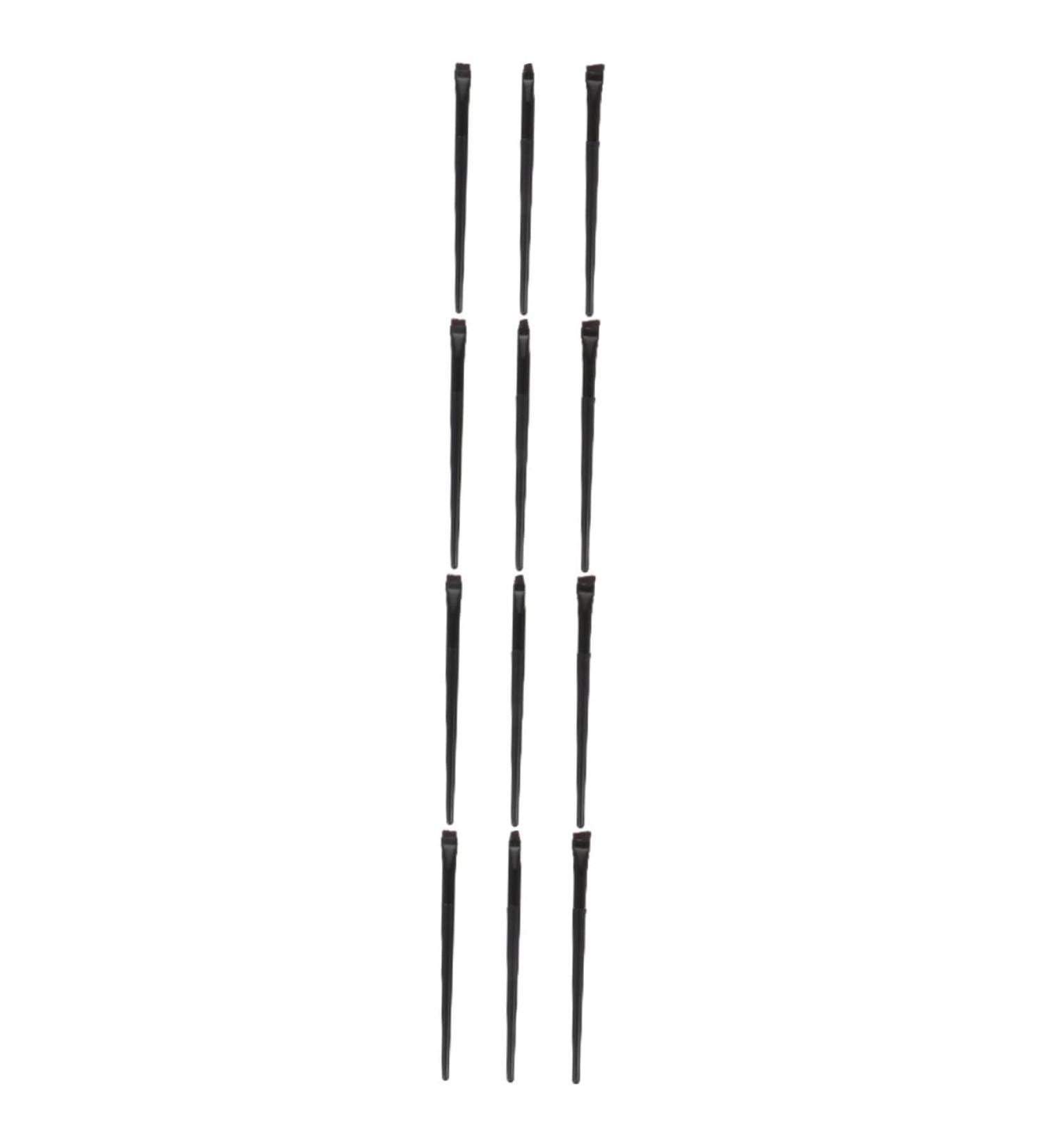 Baluue 12 Pcs Eyeliner Brush Eyebrow Brush Thin Eyeliner Brush Flat Eyeliner Brush Female Black  - Buy Online on GoSupps.com