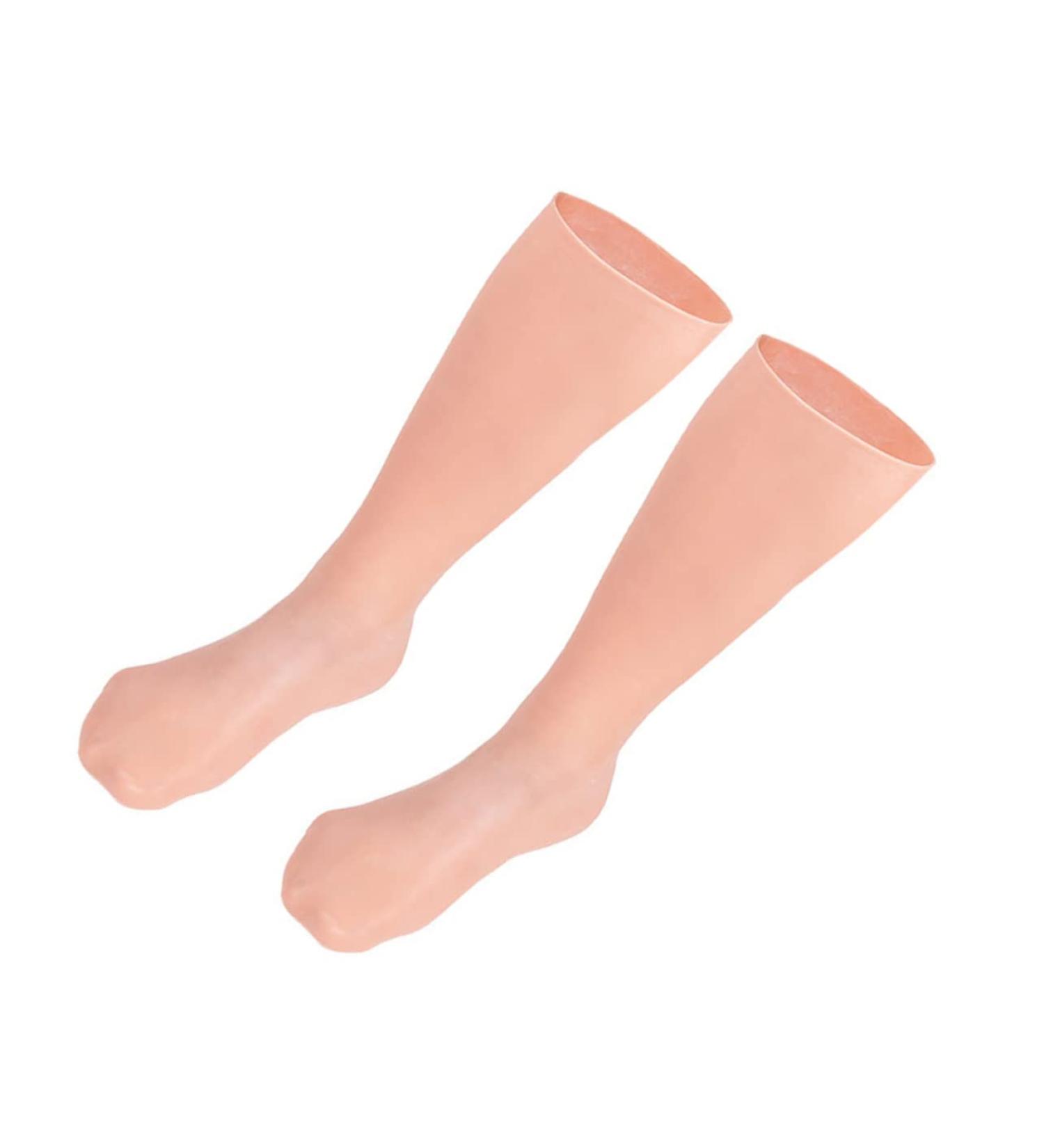 Beavorty 1Pair Exfoliating Moisturizing Socks Dry feet Kitten Heels for Women Dressy Heel Crack Socks spa Calf Socks moisturizing Knee high Socks Girl sebs Sleeping Socks Hydrating - Buy Online on GoSupps.com