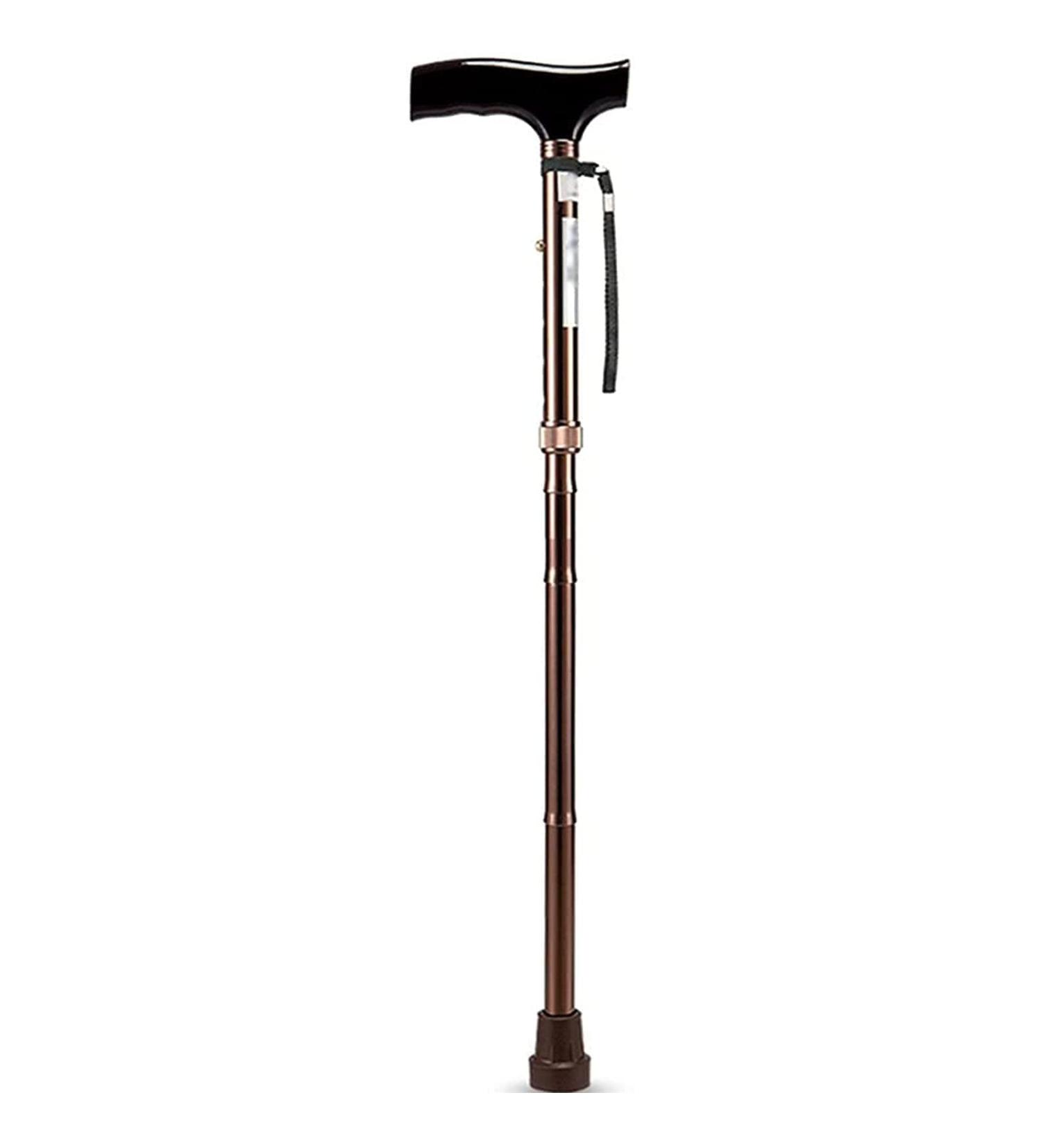 Canes Walking Canes Hand Walking Cane Folding Portable Height Adjustable Walking Stick for Elderly Lightweight Aluminum Walking aid Offset Can Bear 100kg Star of Light - Buy Online on GoSupps.com