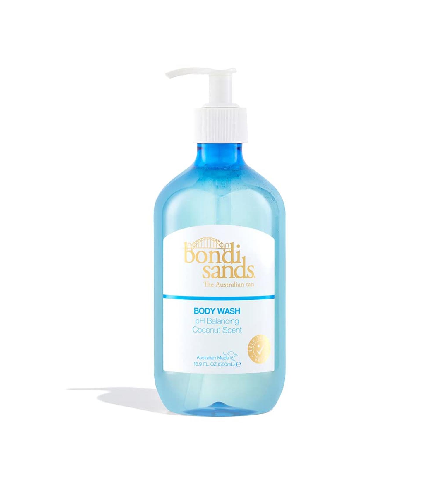 Bondi Sands Body Wash | pH Balanced Tan Extender & Gentle Cleanser with Aloe Vera & Coconut - Buy Online on GoSupps.com