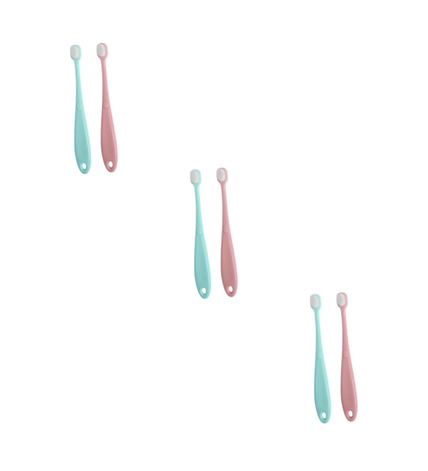 Gatuida 6 STK Baby Toothbrush Gift Set - Essential Dental Care Brush for Baby Showers | Cute Caricature Handle | International Shipping Available - Buy Online on GoSupps.com