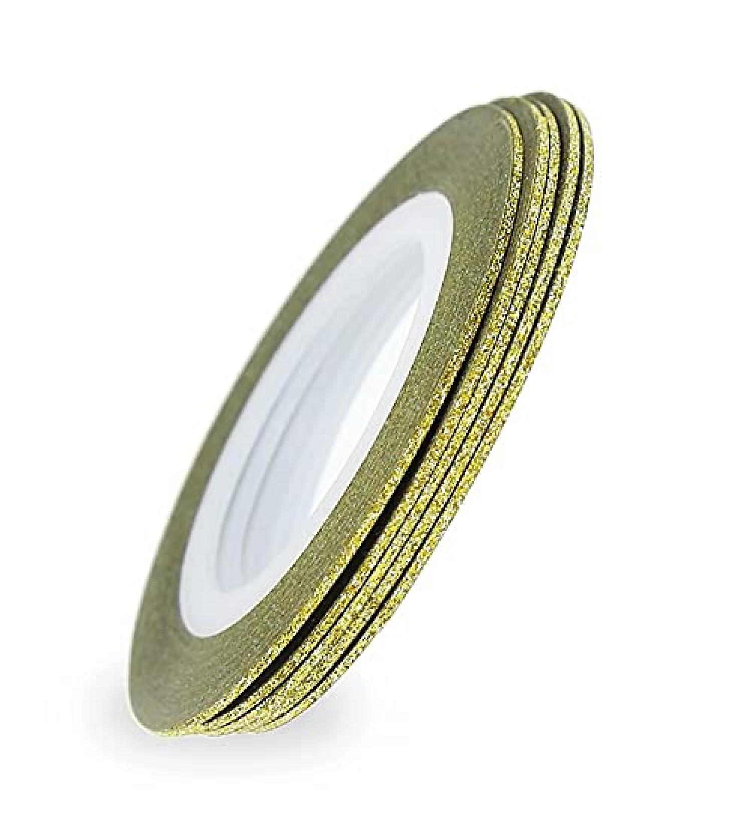 30 Rolls Laser Gold Silver Glitter Nail Art Striping Tape Lines Width 1mm-Striping Tape for Nail Art-Nail Striping Tape Foil-Nail Striping Tape Thick-Nail Striping Tape with Dispenser-Self-Adhesive DIY Nail Art Tape Golder - Buy Online on GoSupps.com