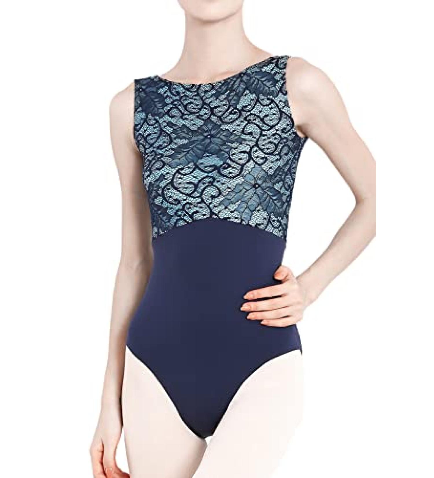 Dance Elite Aquazul Women's Dance Leotard - Navy | Ballet & Dance Adult Leotards - Buy Online on GoSupps.com