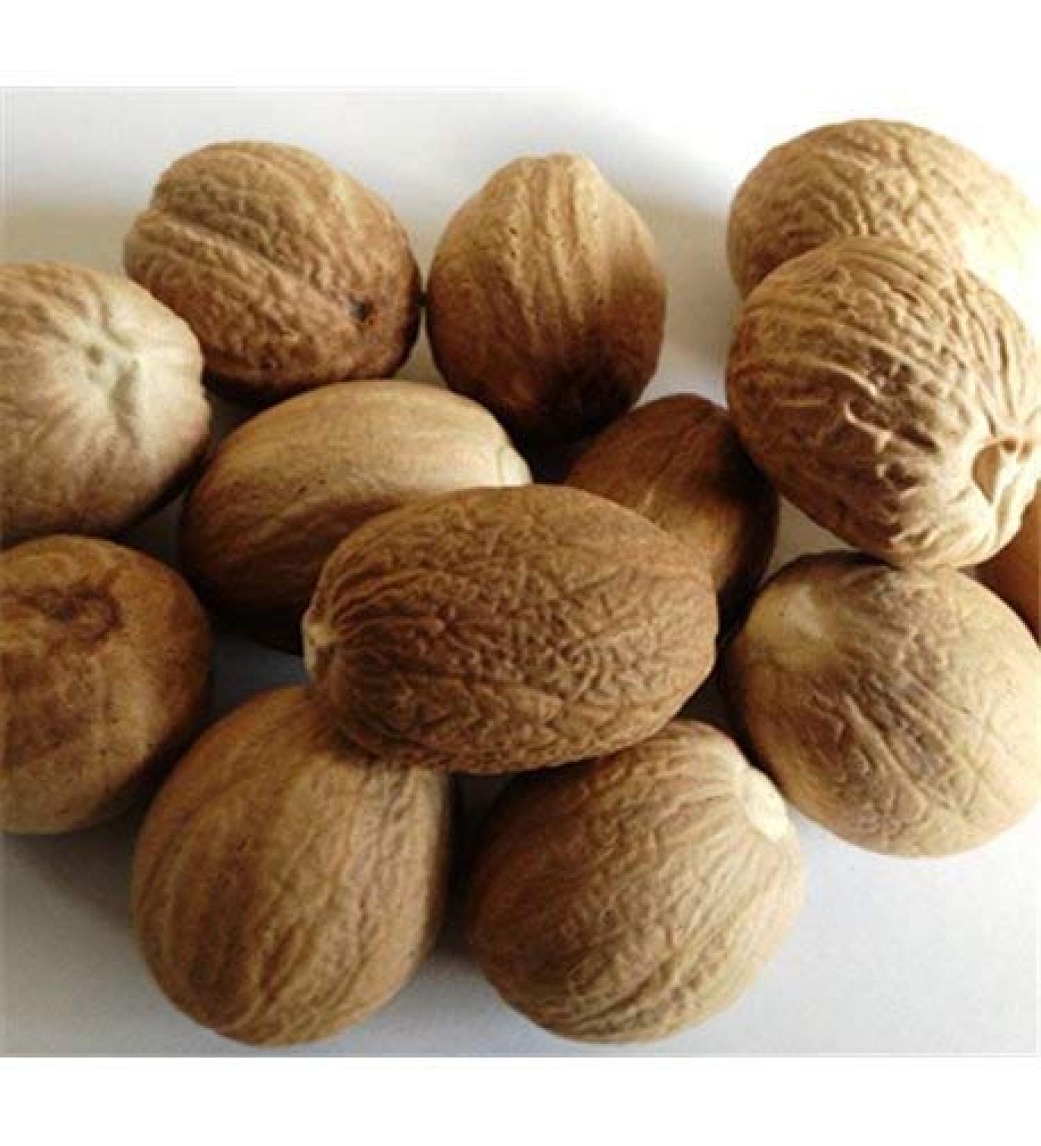 Nutmeg | Nutmegs Whole Dried Grade A Premium Quality 100g 100.0 grams - Buy Online on GoSupps.com