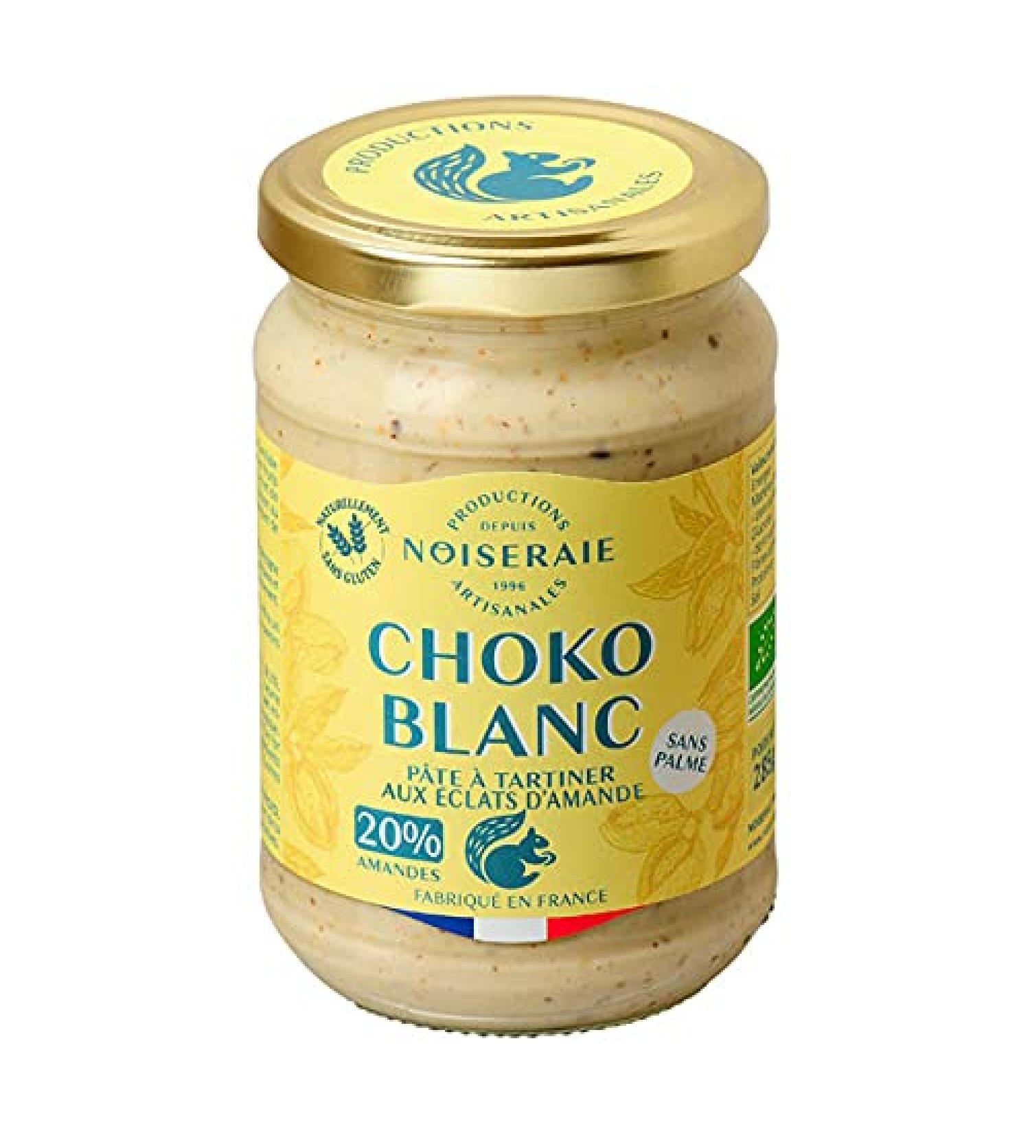 Noiseraie - White Choko Spread Eclats D'Almonds 300G - Sold per unit - Buy Online on GoSupps.com