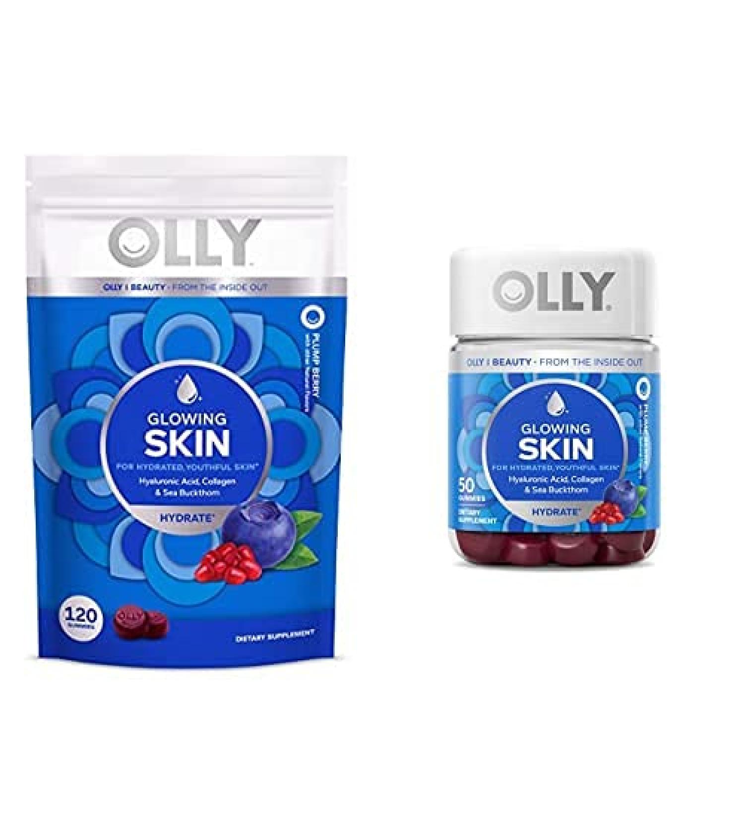 OLLY Skin Bright Gummies - 50 Count | Glow & Radiance Boost - Buy Online on GoSupps.com