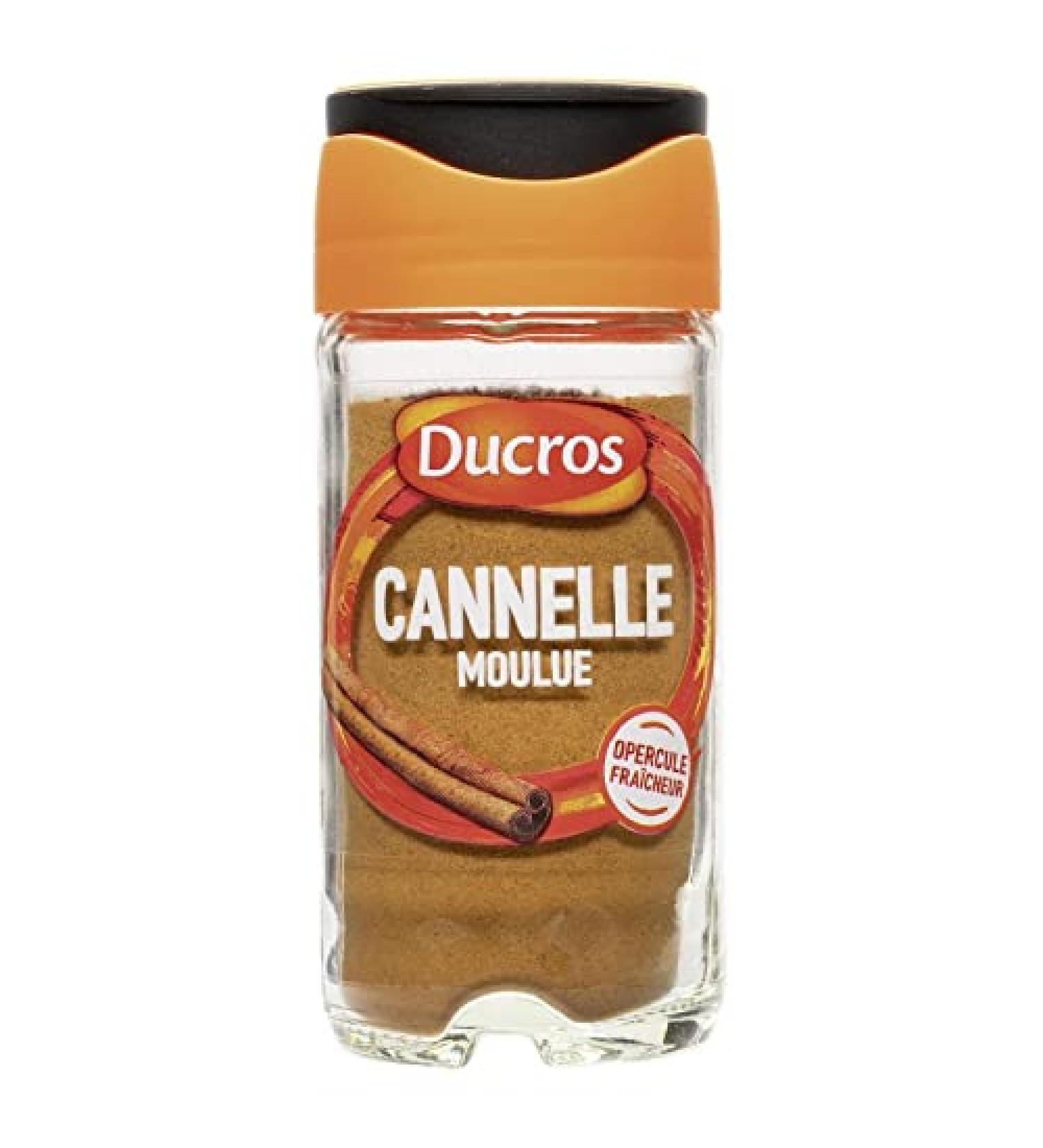 DUCROS Cannelle Moulue 39g - pice d'Asie pour p tisseries & plats - 100% pure & naturelle - Conditionn e en France. - Le Lot De 4 - Buy Online on GoSupps.com
