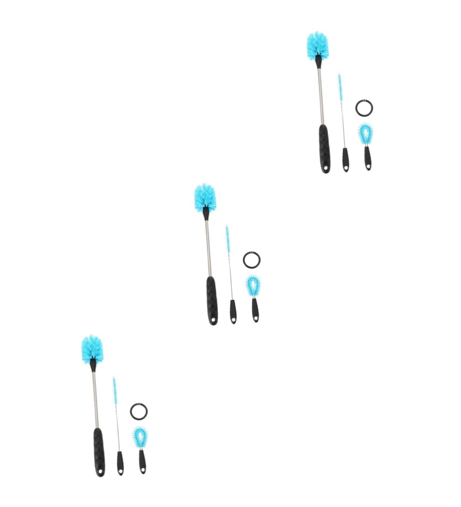 AMOSFUN 9-Set Cleaning Brush Kit for Water Bottles & Straws - Multi-Purpose Stainless Steel & Glass Detergent Cleaner - Buy Online on GoSupps.com