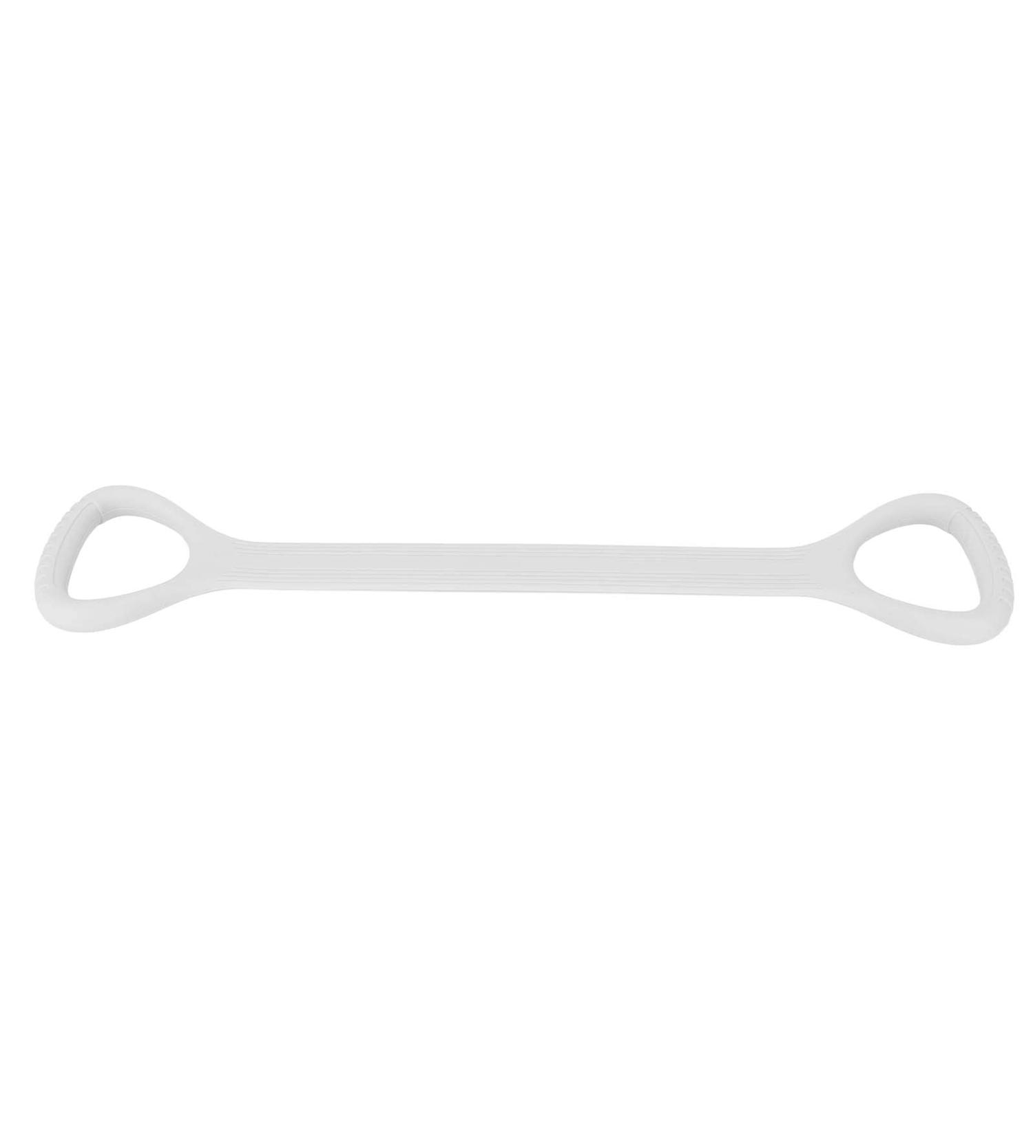 Light Grey Silicone Widen Exercise Band with Massage Handle - Buy Online on GoSupps.com