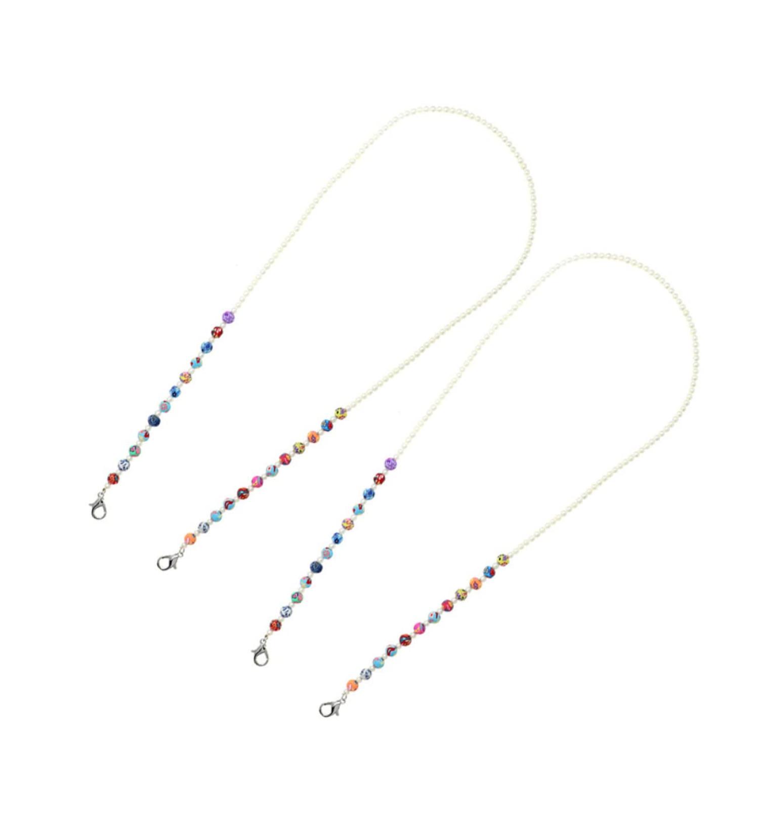 Healeved 2pcs Anti-Drop Chain for Shot Glasses | Polymer Clay Reading Glasses for Kids - International Shipping - Buy Online on GoSupps.com