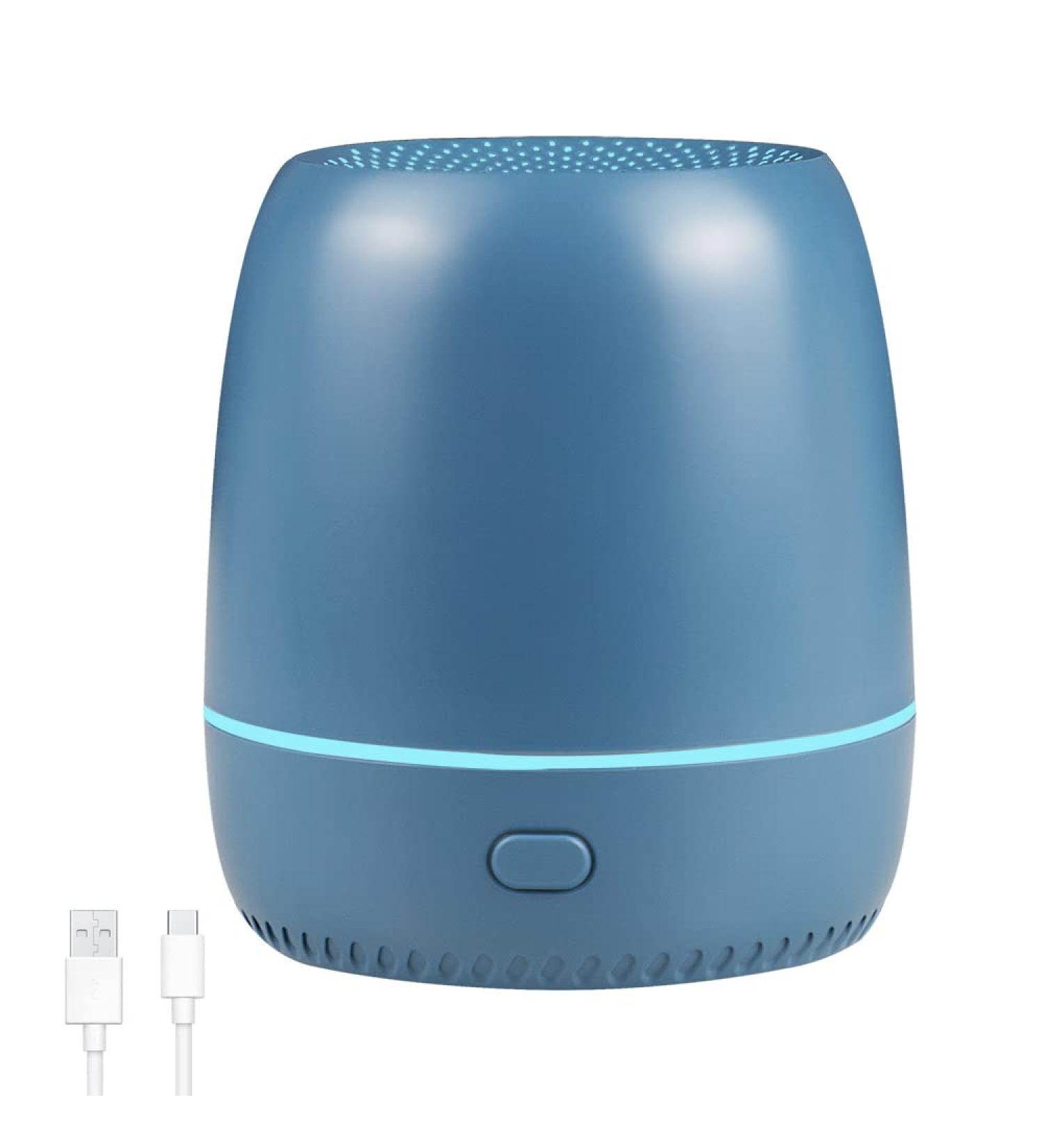 YUNALL USB Essential Oil Diffuser - Portable Aromatherapy Atomizer with Auto Shut-Off & 7 Color LED Lights - 100ml Travel Size - Home & Office Humidifier (Blue) - Buy Online on GoSupps.com