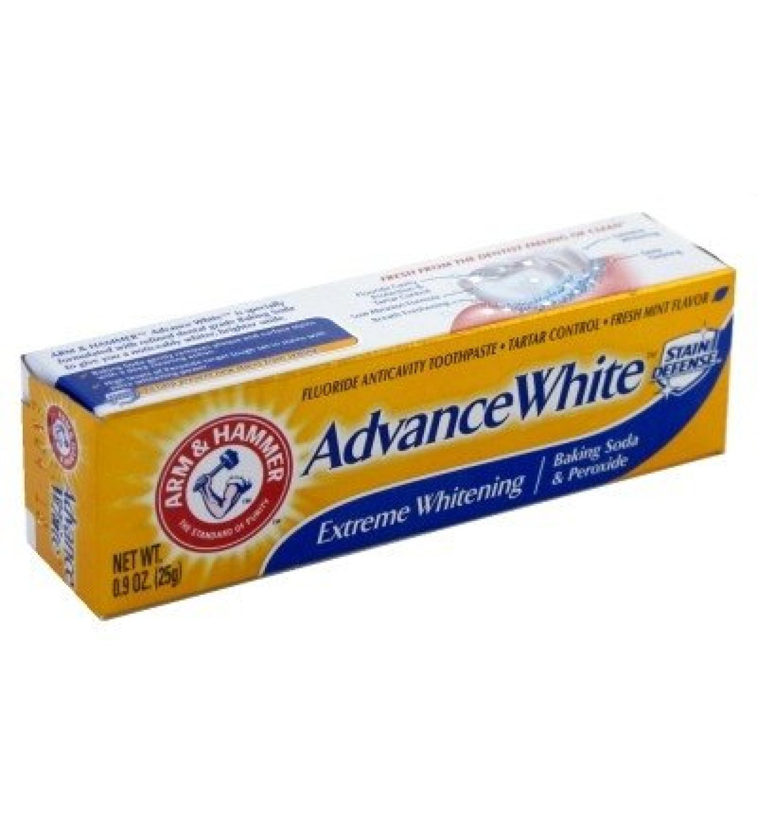 Arm & Hammer Toothpaste Advance X-Treme Whitening 0.9 Ounce (12 Pieces) (26.6ml)