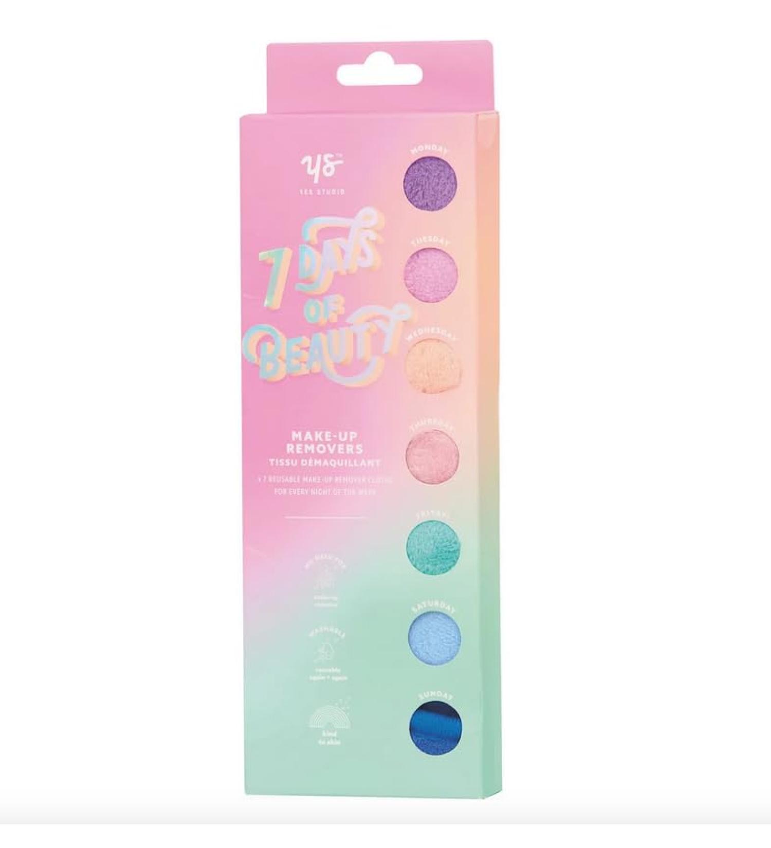 7 Days Of Beauty Reusable Washable Kind To Skin Make-Up Removing Cloths - Buy Online on GoSupps.com