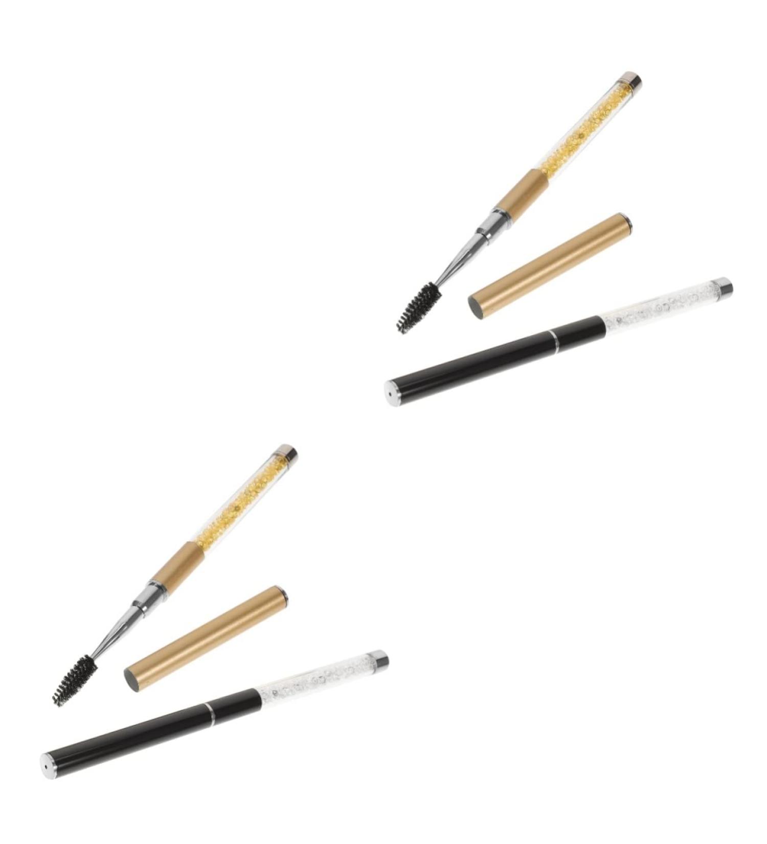 Beavorty 4 Pcs Grafting Eyelash Brush Eyelash Mascara Fiber Lash Mascara Lengthening Mascara Eyeliner Stamp False Eyelashes Eyebrow Makeup Brush Lash Spooly for Eyelash Extensions Portable - Buy Online on GoSupps.com