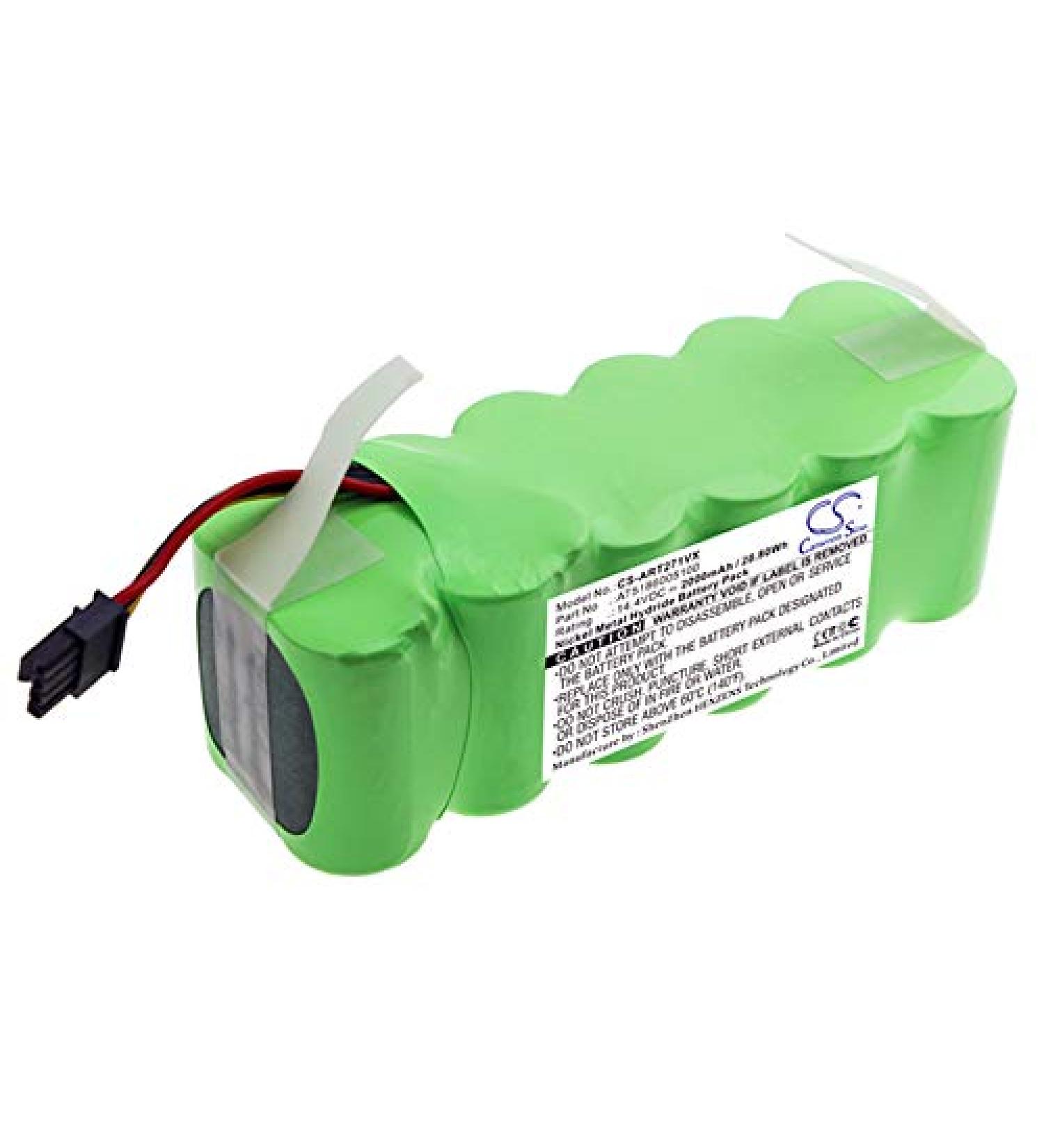 14.4V High-Performance Replacement Battery for Ariete 271200 Series | 2000mAh | International Shipping - Buy Online on GoSupps.com