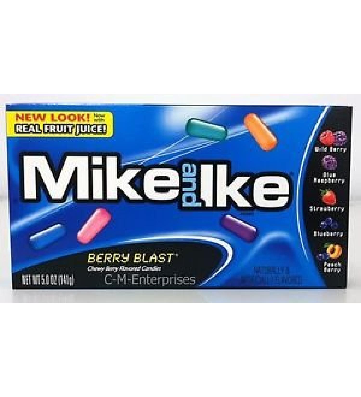 Mike & Ike Mike & Ike Berry Blast Set of 3 Theater Boxes 141g