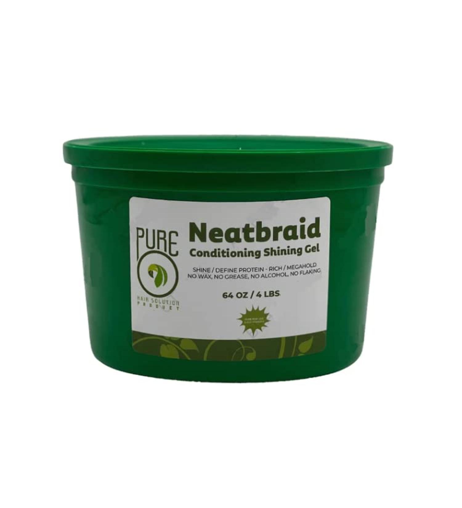 KAGA Pure O Natural Neatbraid Beauty Professional Conditioning Shining Gel 64oz / 4LB